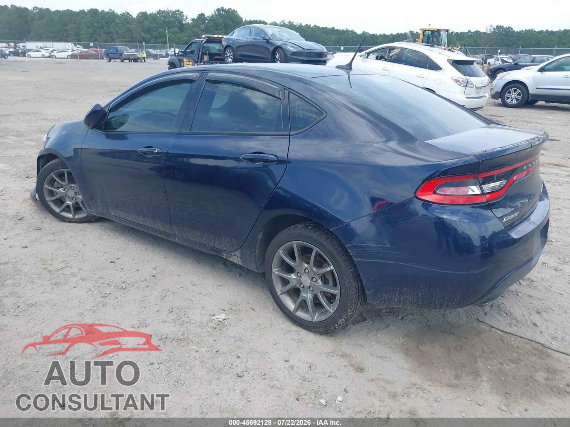 DODGE DART 2014 - 1C3CDFBB2ED825500