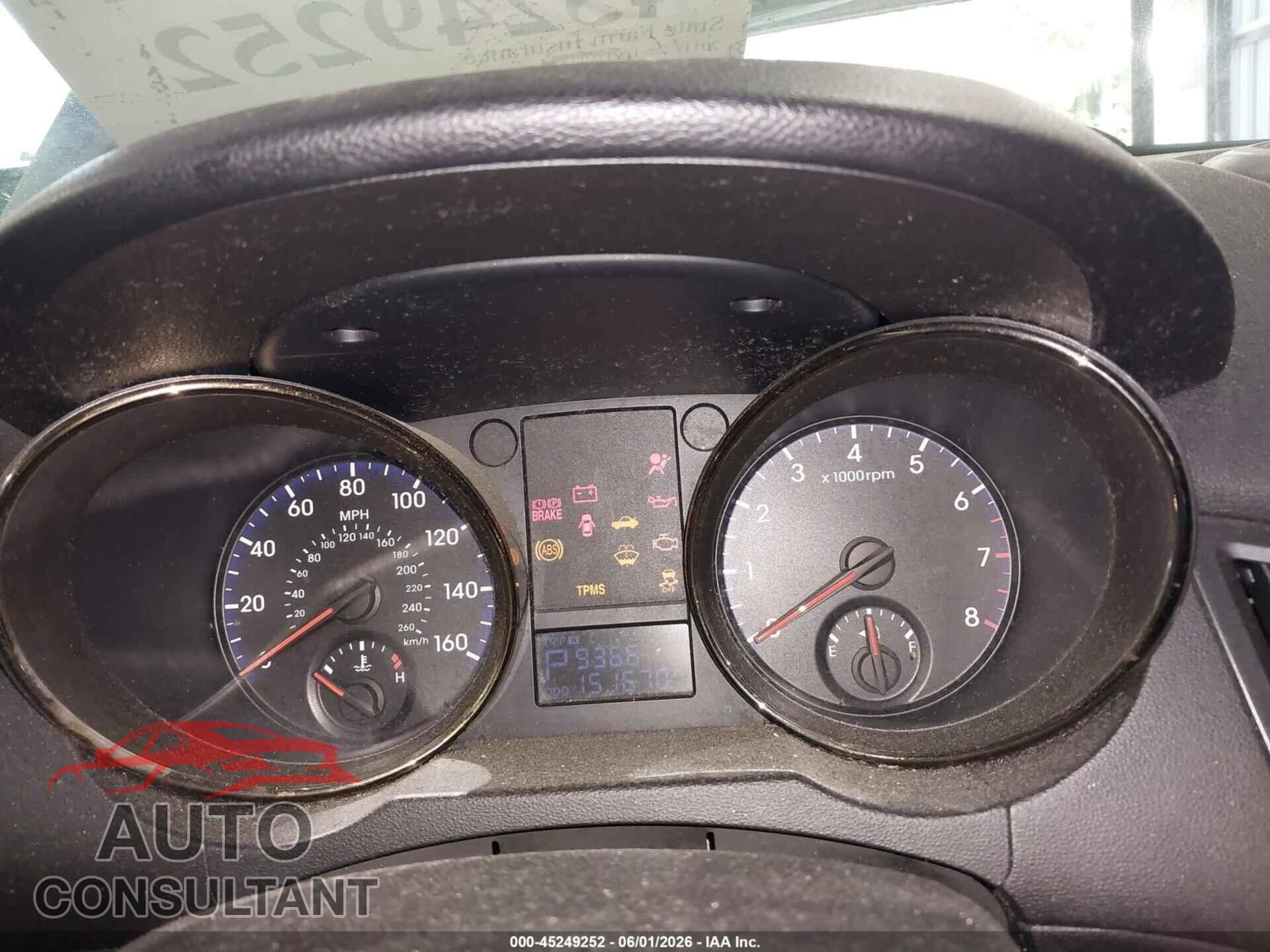 HYUNDAI GENESIS 2011 - KMHHT6KD9BU047726