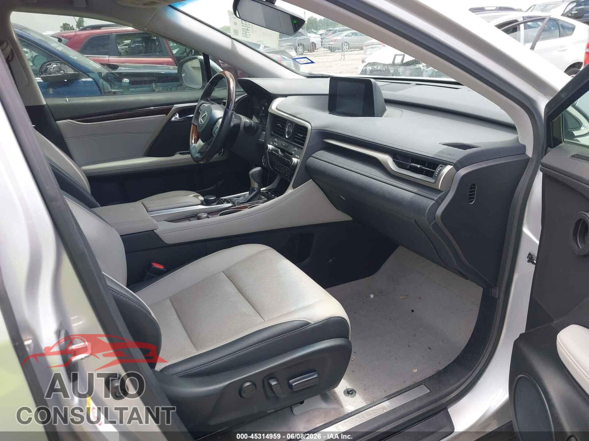 LEXUS RX 350 2016 - 2T2ZZMCA6GC007202