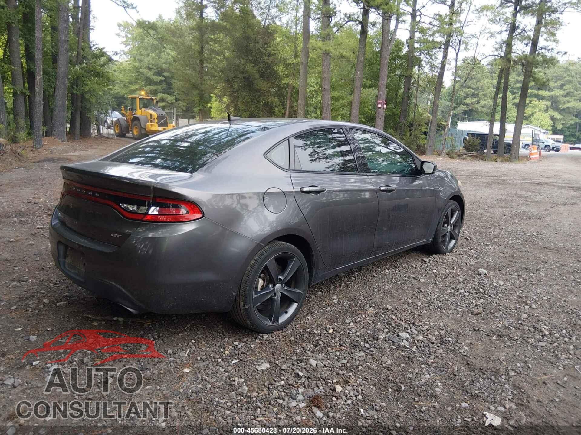 DODGE DART 2015 - 1C3CDFEB7FD411142