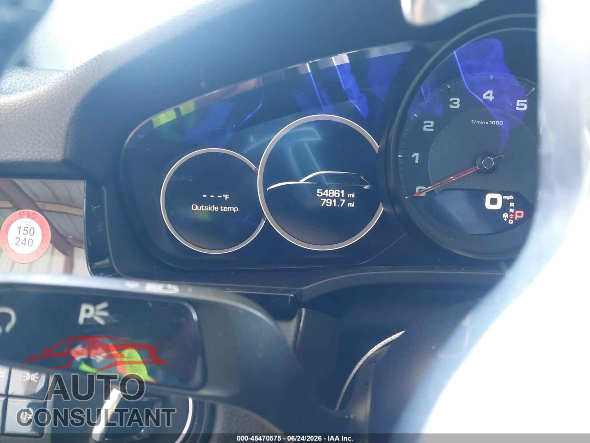 PORSCHE CAYENNE 2020 - WP1AA2AY5LDA00282