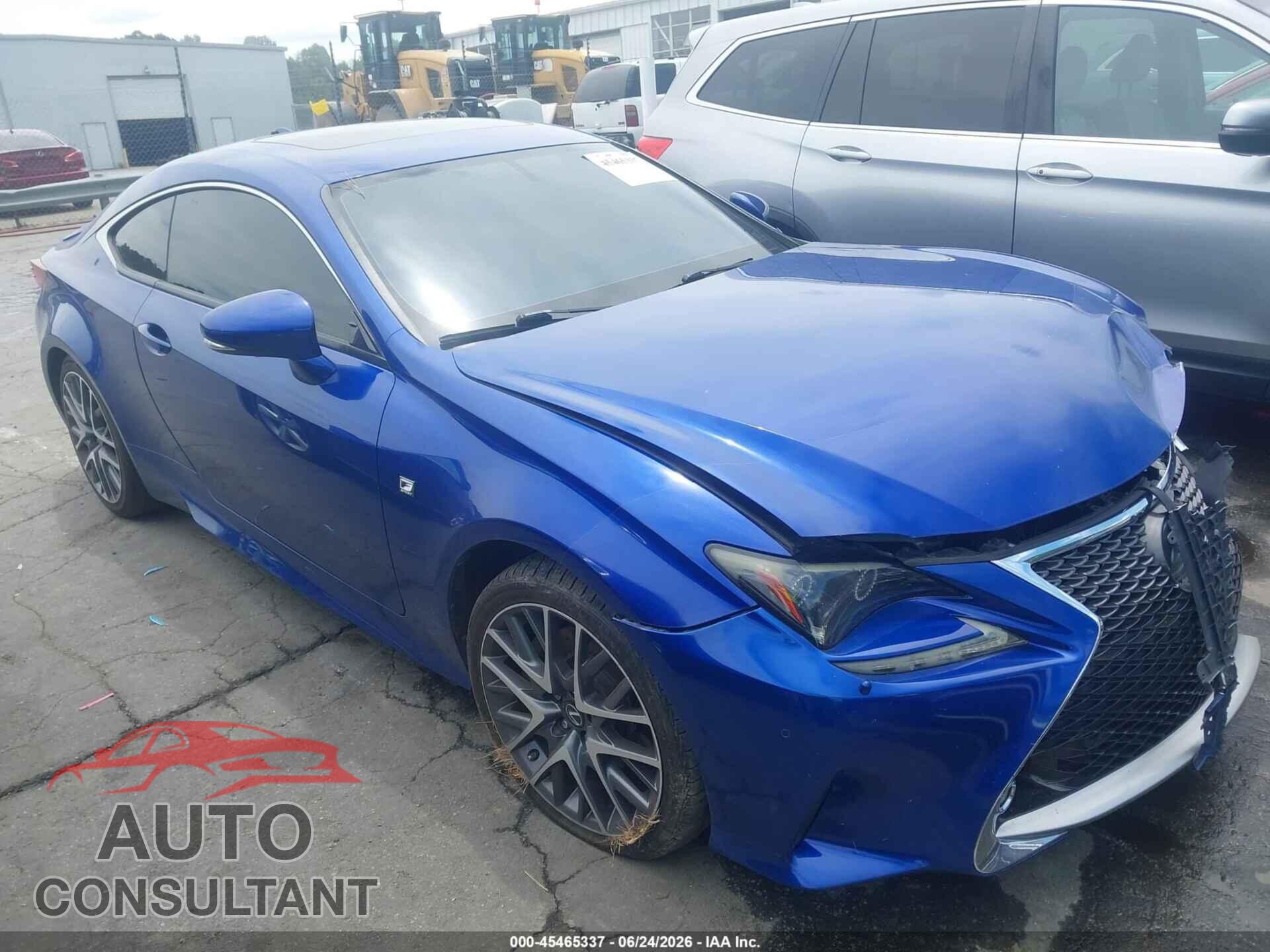 LEXUS RC 350 2015 - JTHSE5BC5F5005560