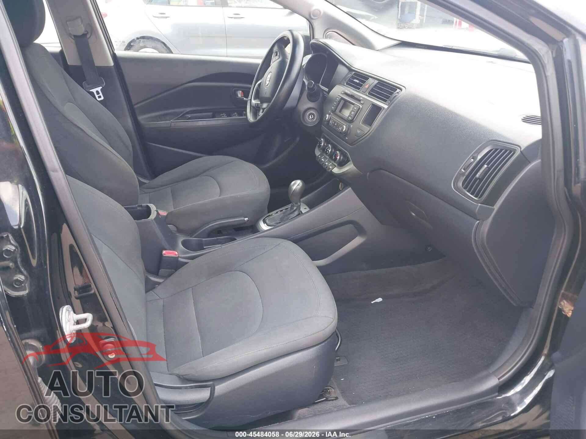 KIA RIO 2013 - KNADN4A34D6193496