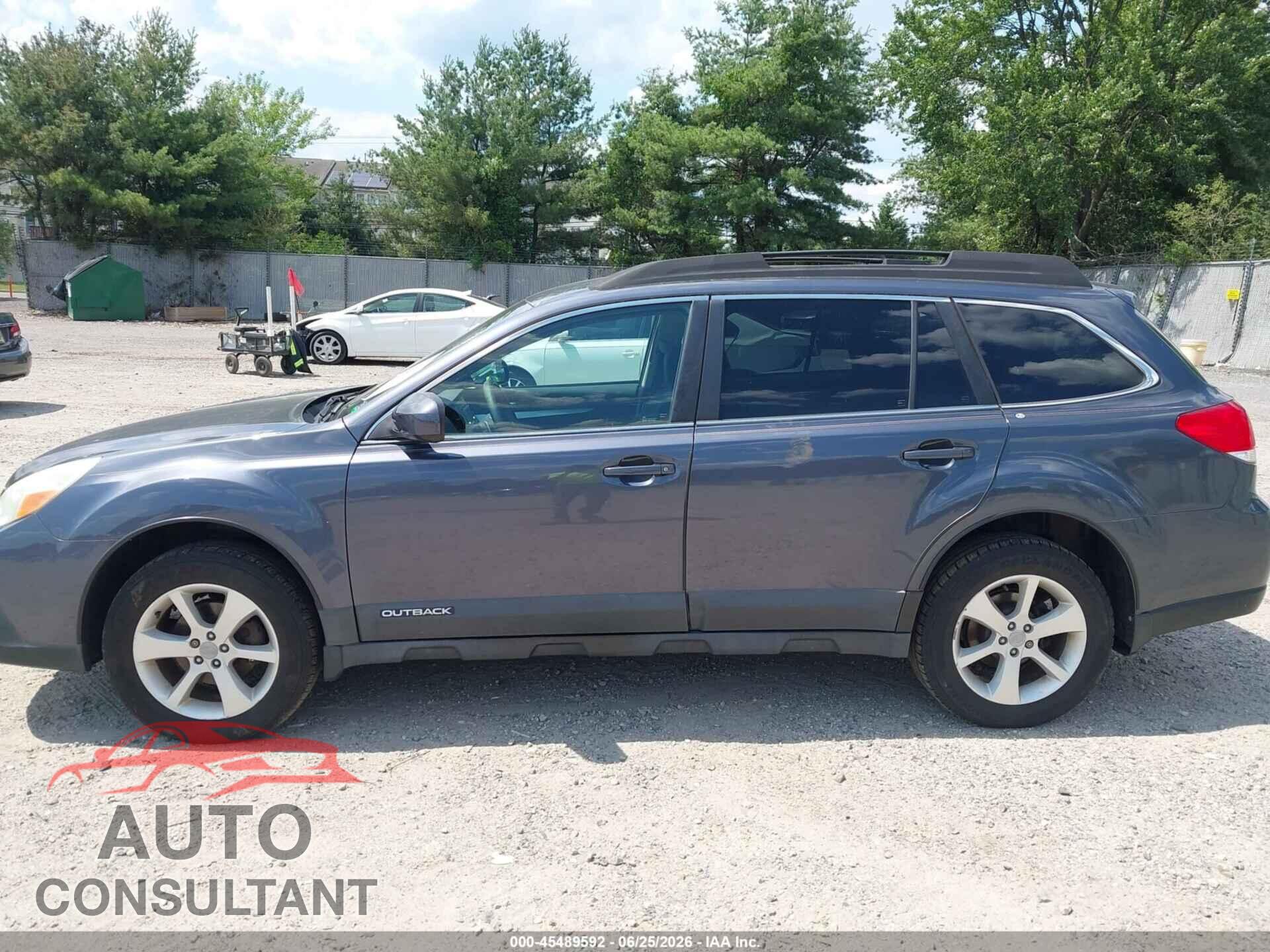 SUBARU OUTBACK 2014 - 4S4BRBCC4E3220209