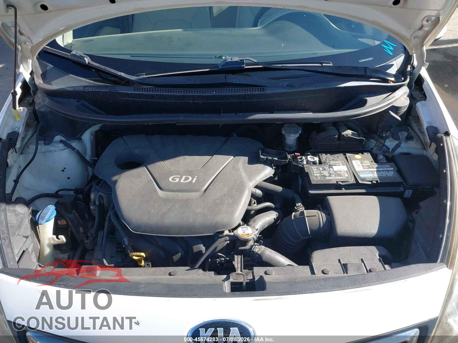 KIA RIO 2013 - KNADN4A39D6226525
