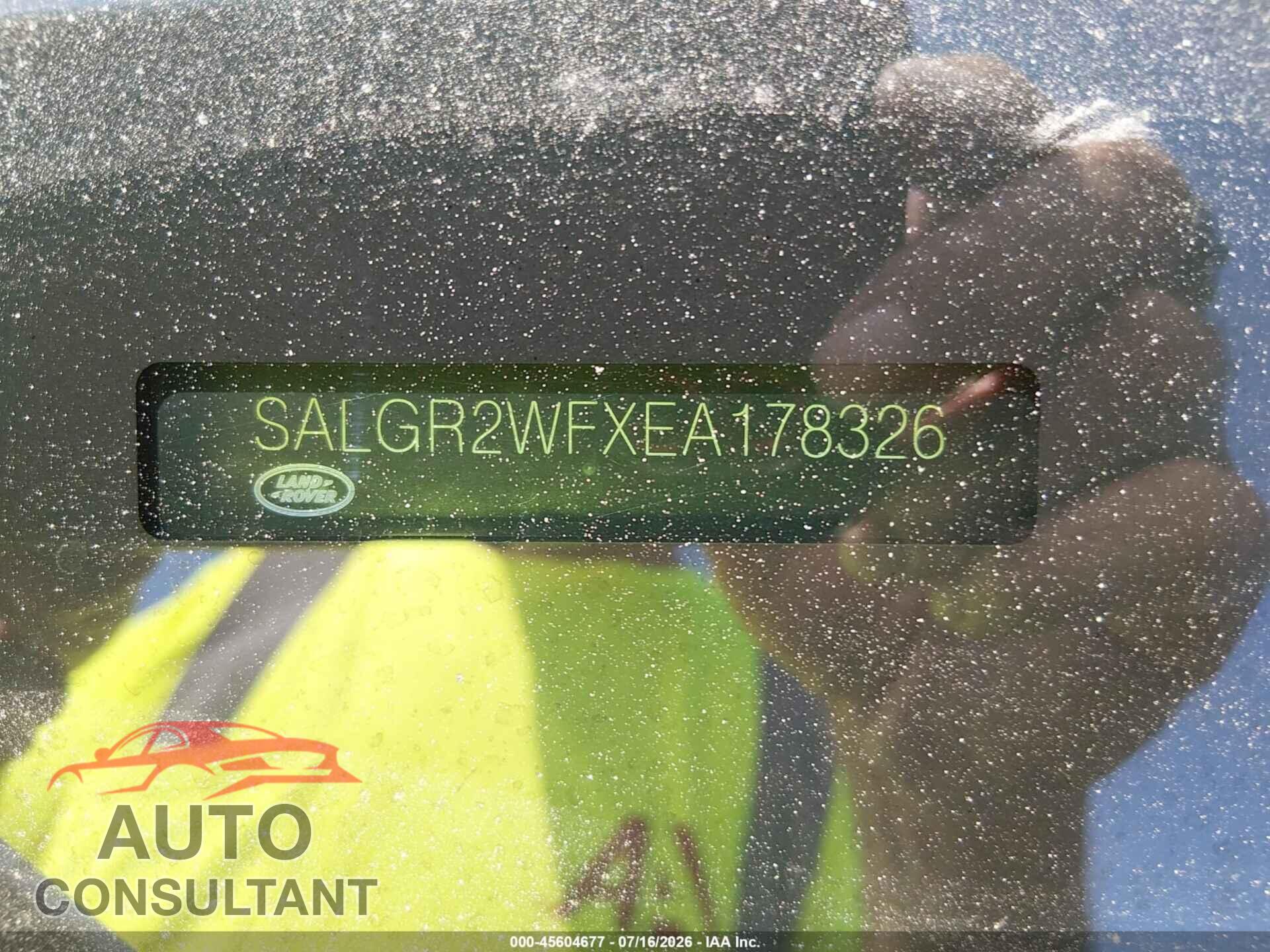 LAND ROVER RANGE ROVER 2014 - SALGR2WFXEA178326