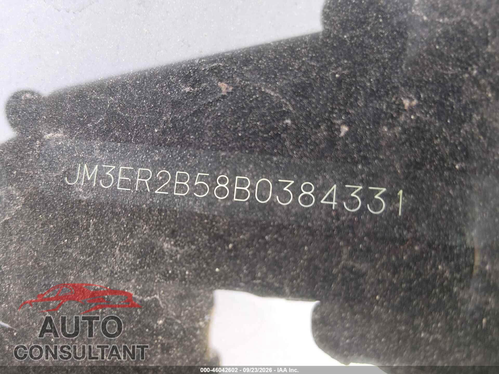 MAZDA CX-7 2011 - JM3ER2B58B0384331