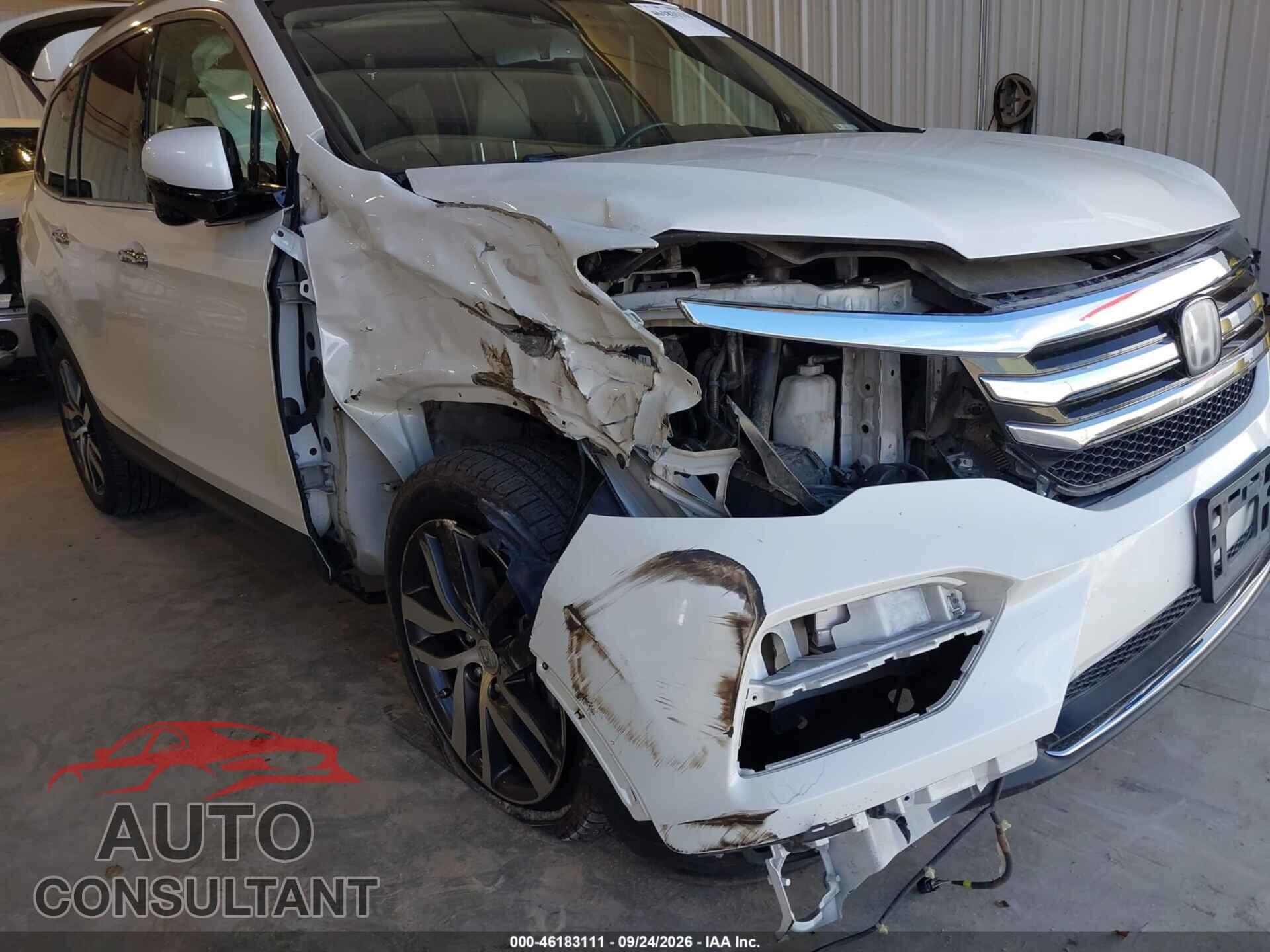 HONDA PILOT 2017 - 5FNYF6H96HB094664