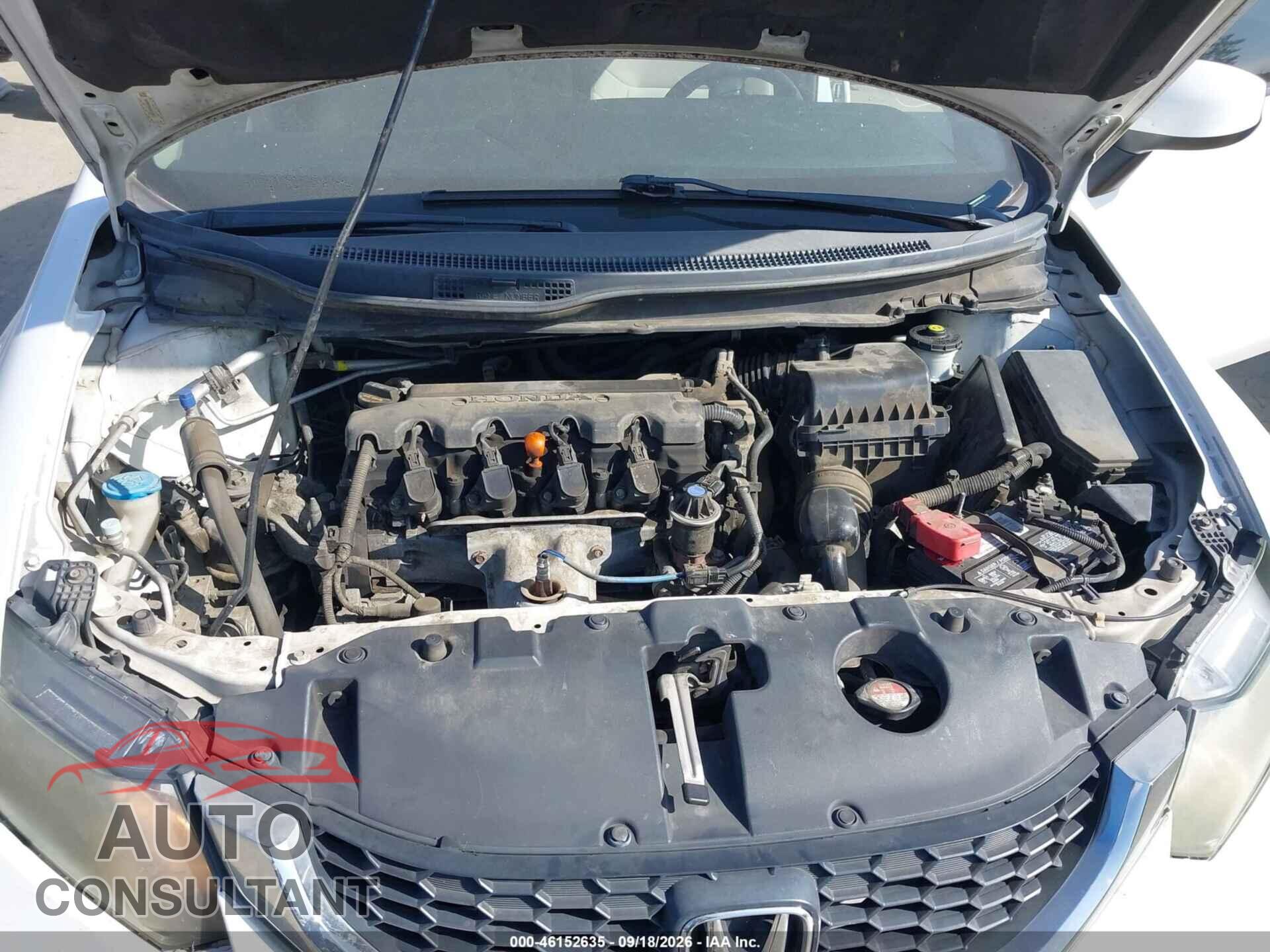HONDA CIVIC 2013 - 19XFB2F59DE215151