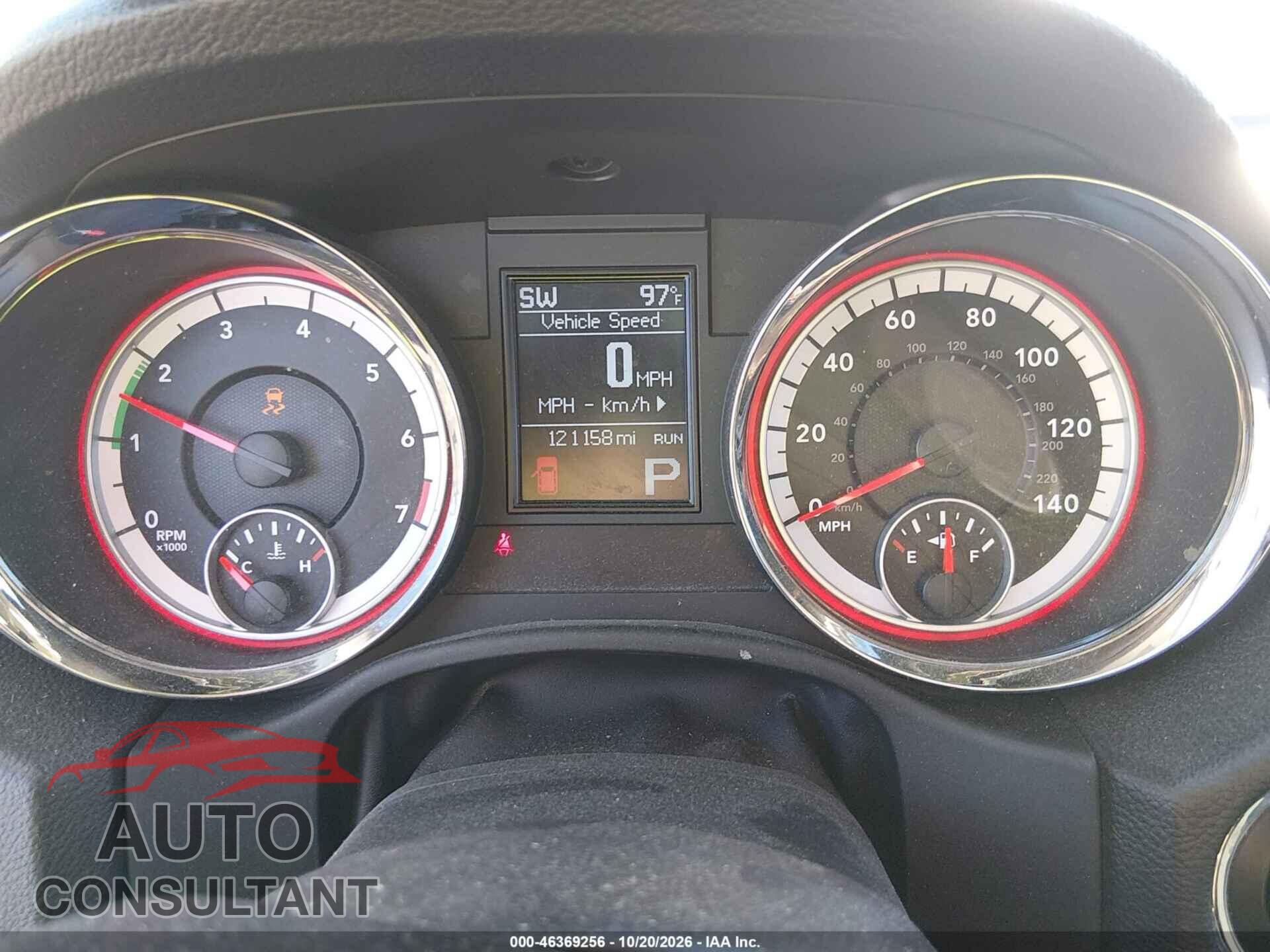 DODGE DURANGO 2012 - 1C4RDJDGXCC329820