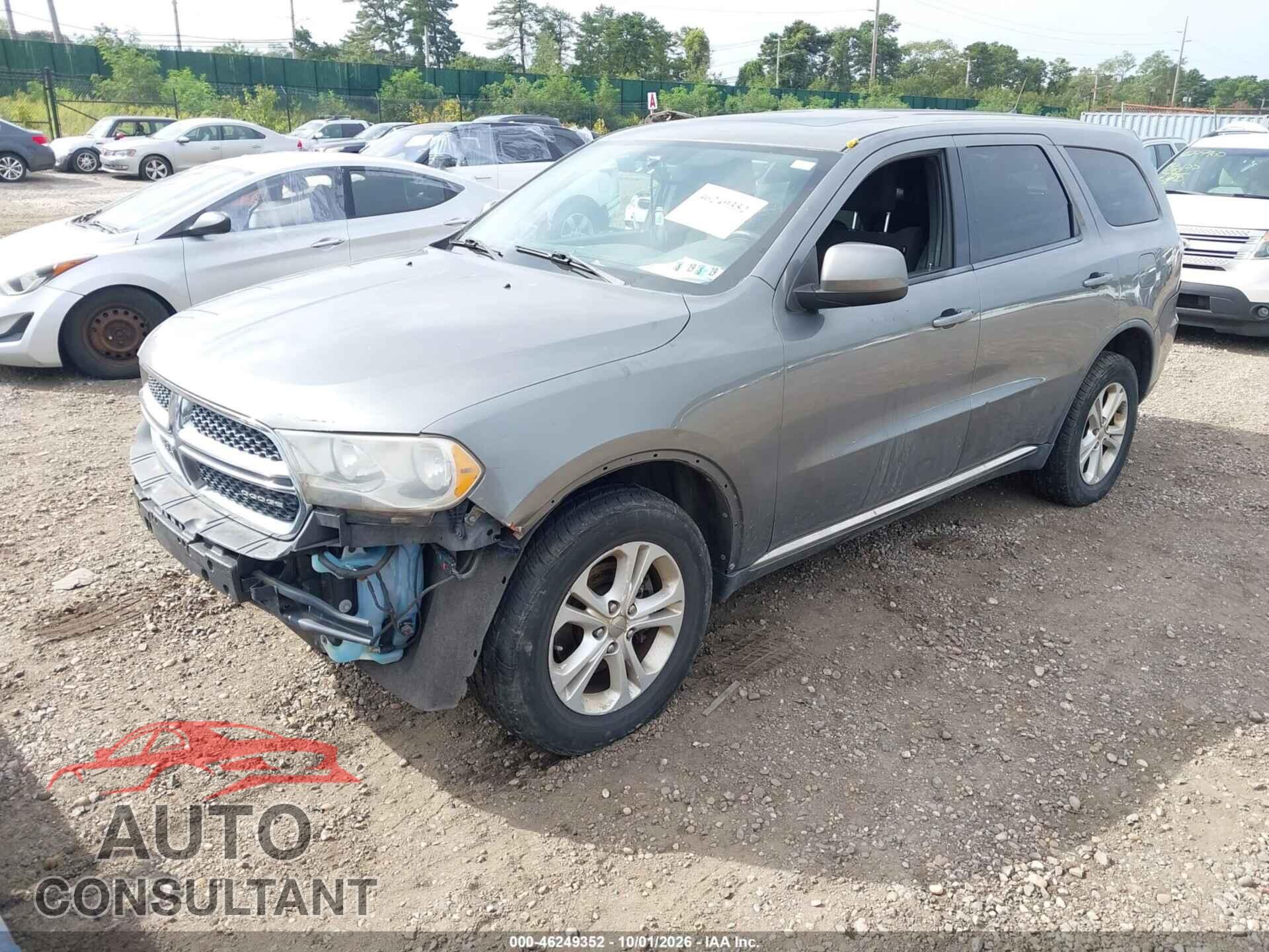 DODGE DURANGO 2012 - 1C4RDJAGXCC112319