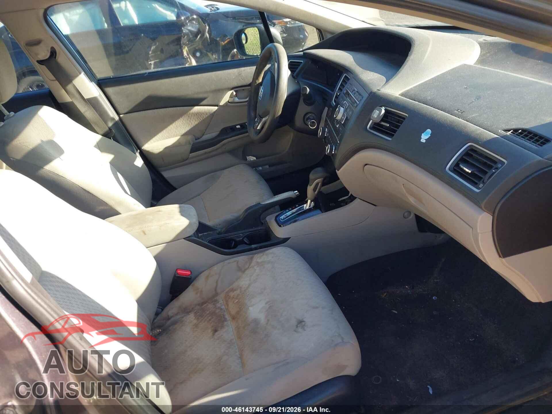HONDA CIVIC 2015 - 19XFB2F58FE009547