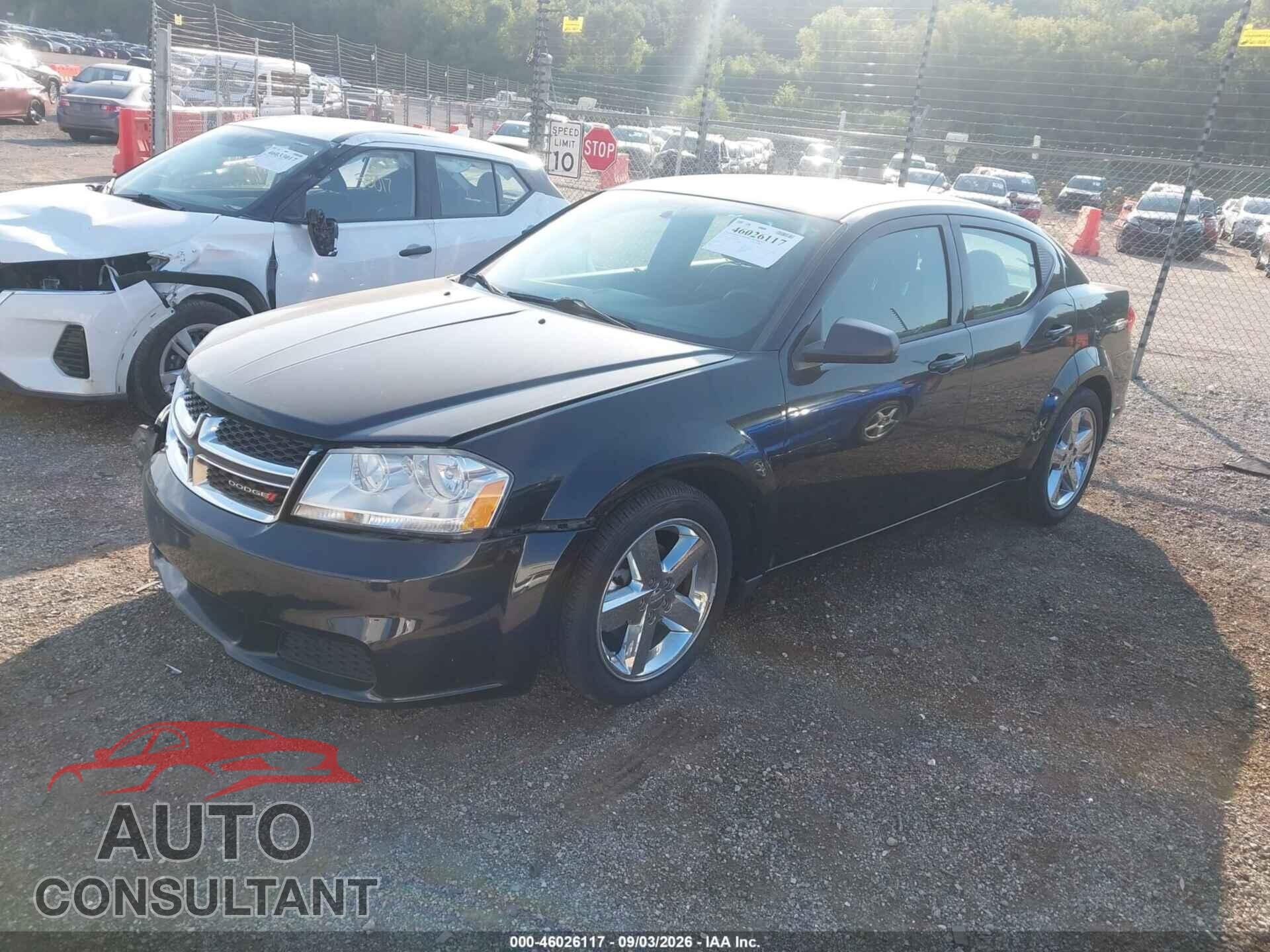 DODGE AVENGER 2013 - 1C3CDZAB3DN563790
