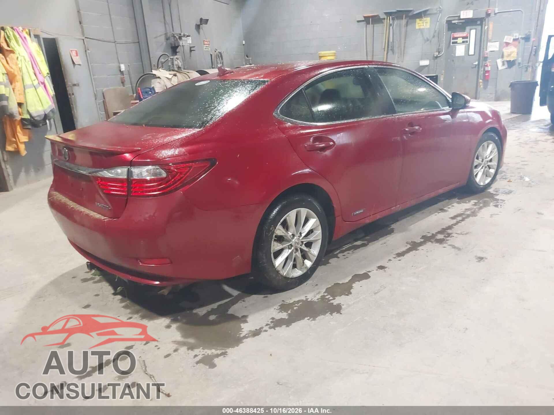 LEXUS ES 300H 2013 - JTHBW1GG1D2024915