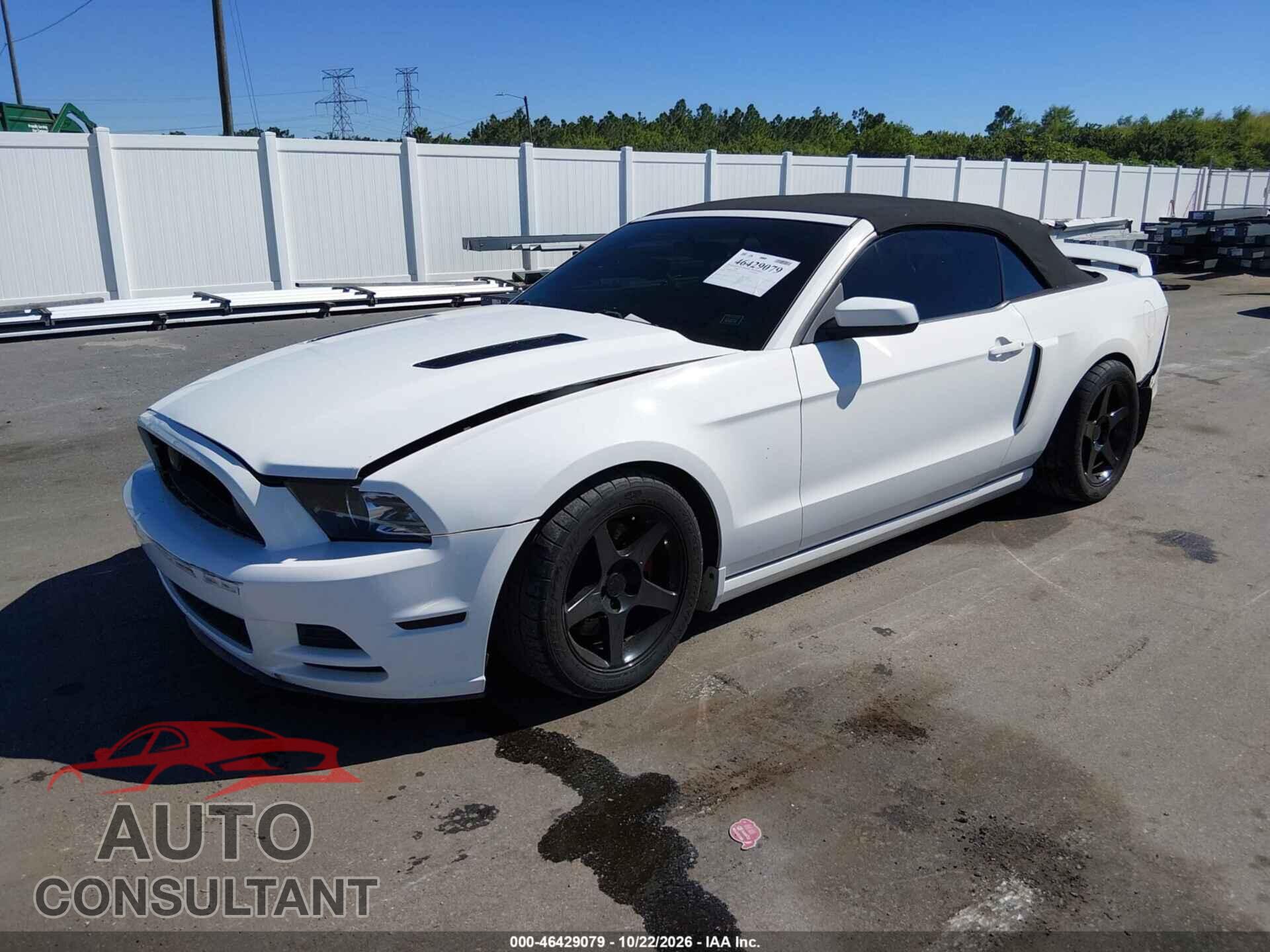 FORD MUSTANG 2013 - 1ZVBP8FF2D5281416