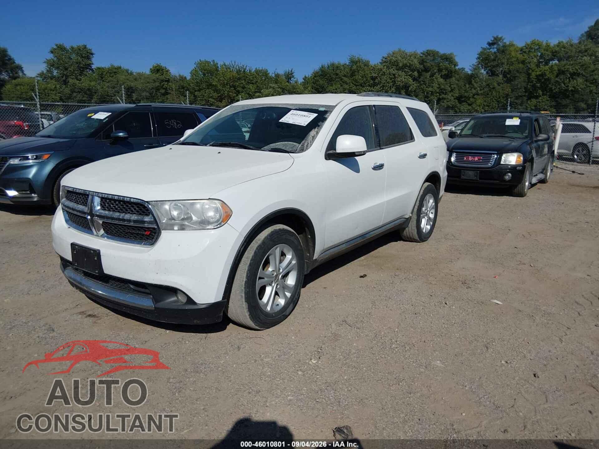 DODGE DURANGO 2013 - 1C4RDJDG6DC608487