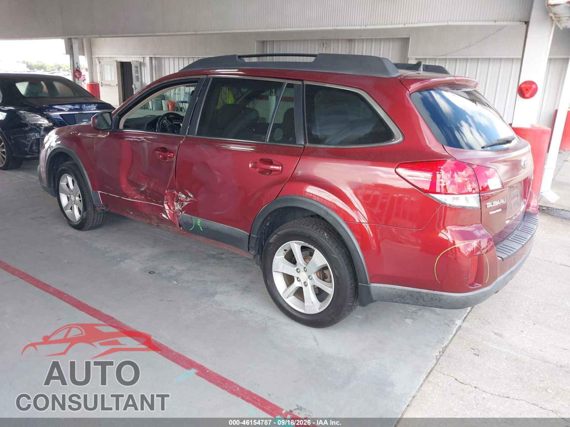 SUBARU OUTBACK 2014 - 4S4BRCCC2E3255014