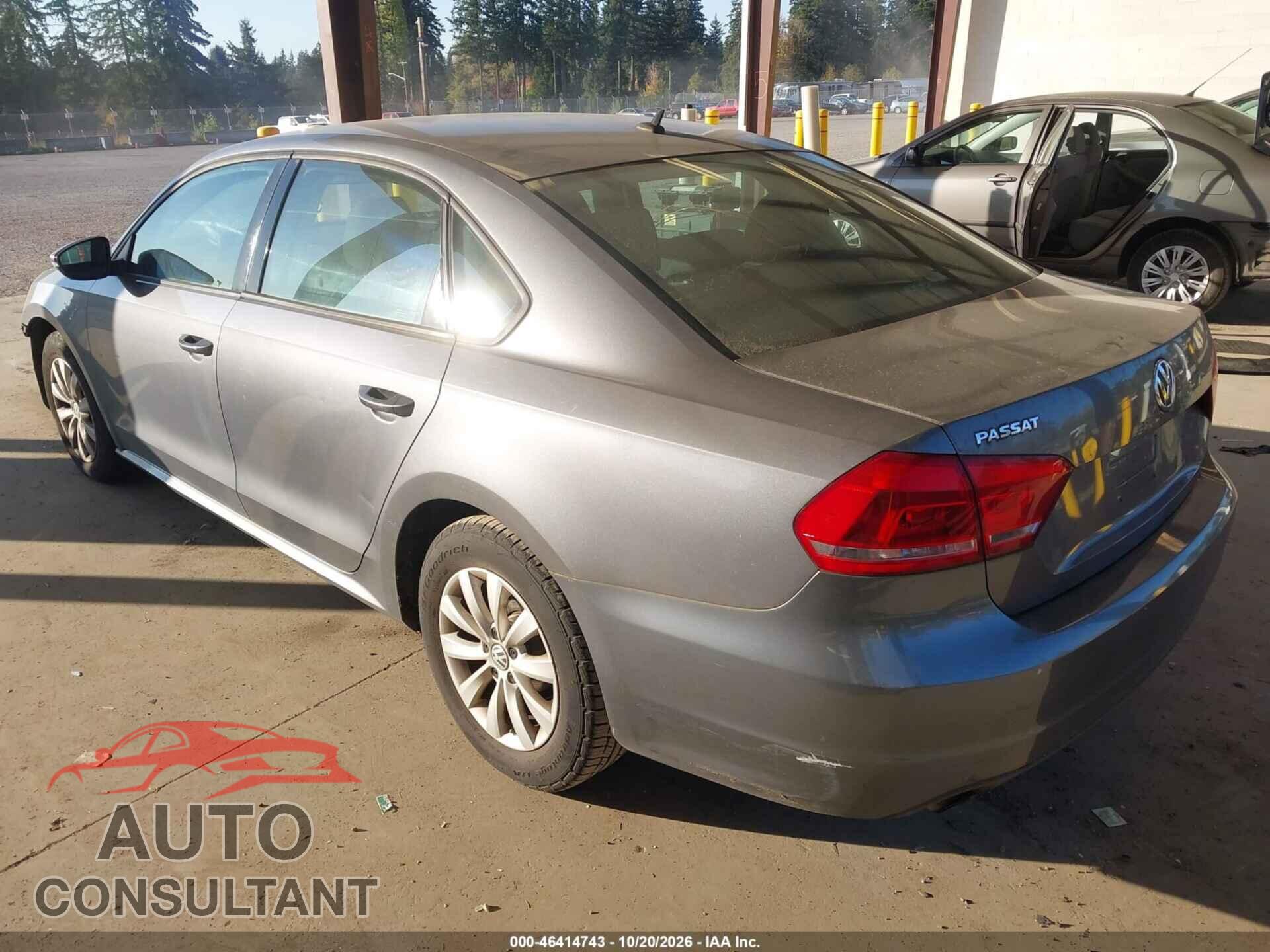 VOLKSWAGEN PASSAT 2012 - 1VWAP7A39CC020801