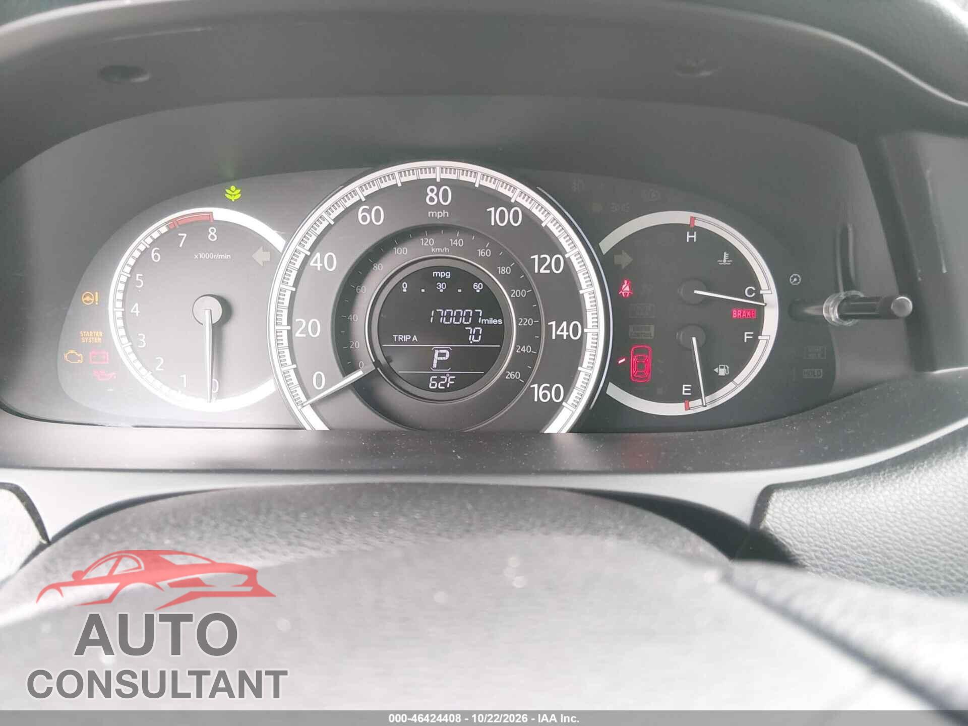 HONDA ACCORD 2014 - 1HGCR2F76EA054358