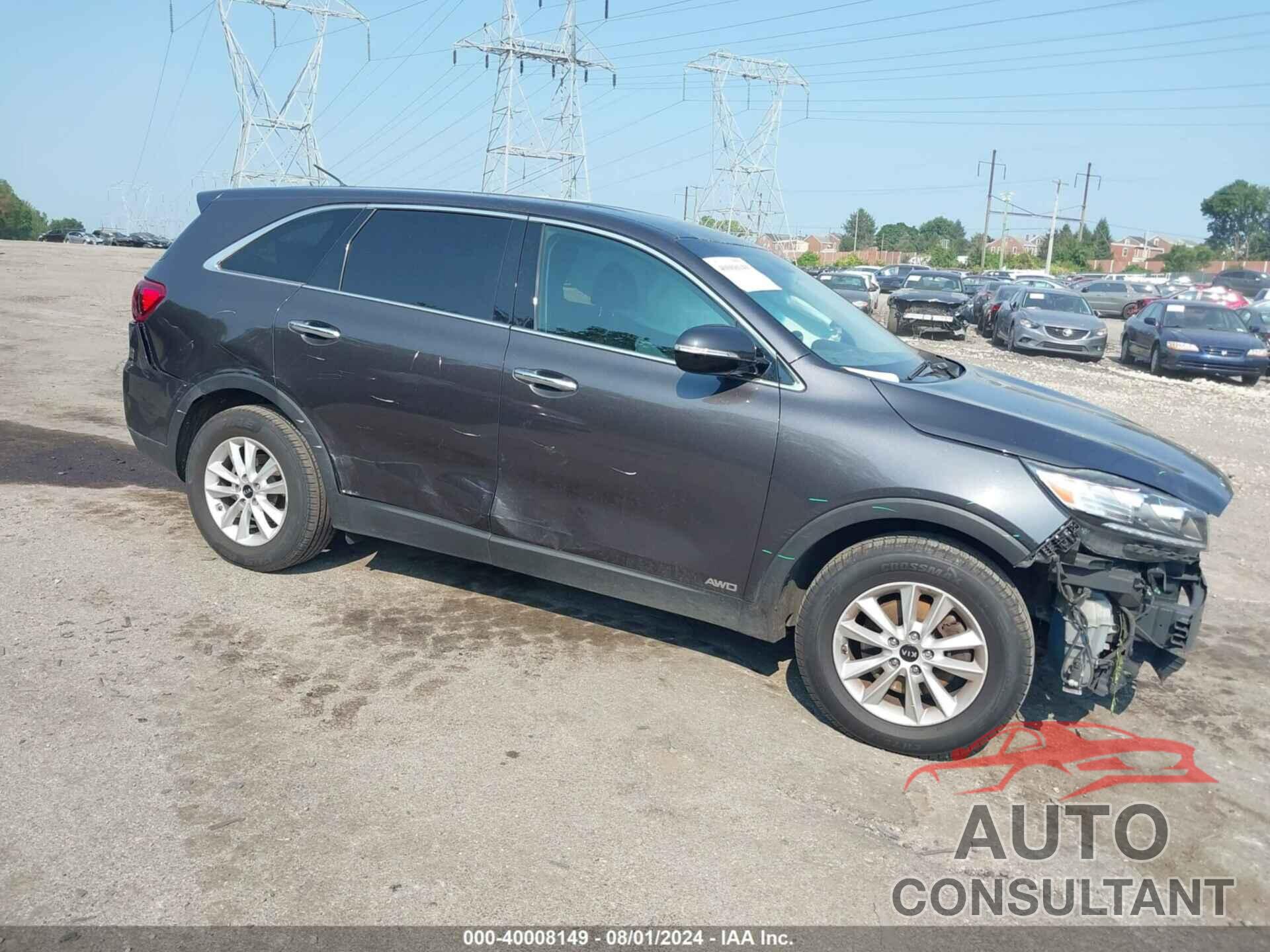 KIA SORENTO 2019 - 5XYPGDA58KG490776