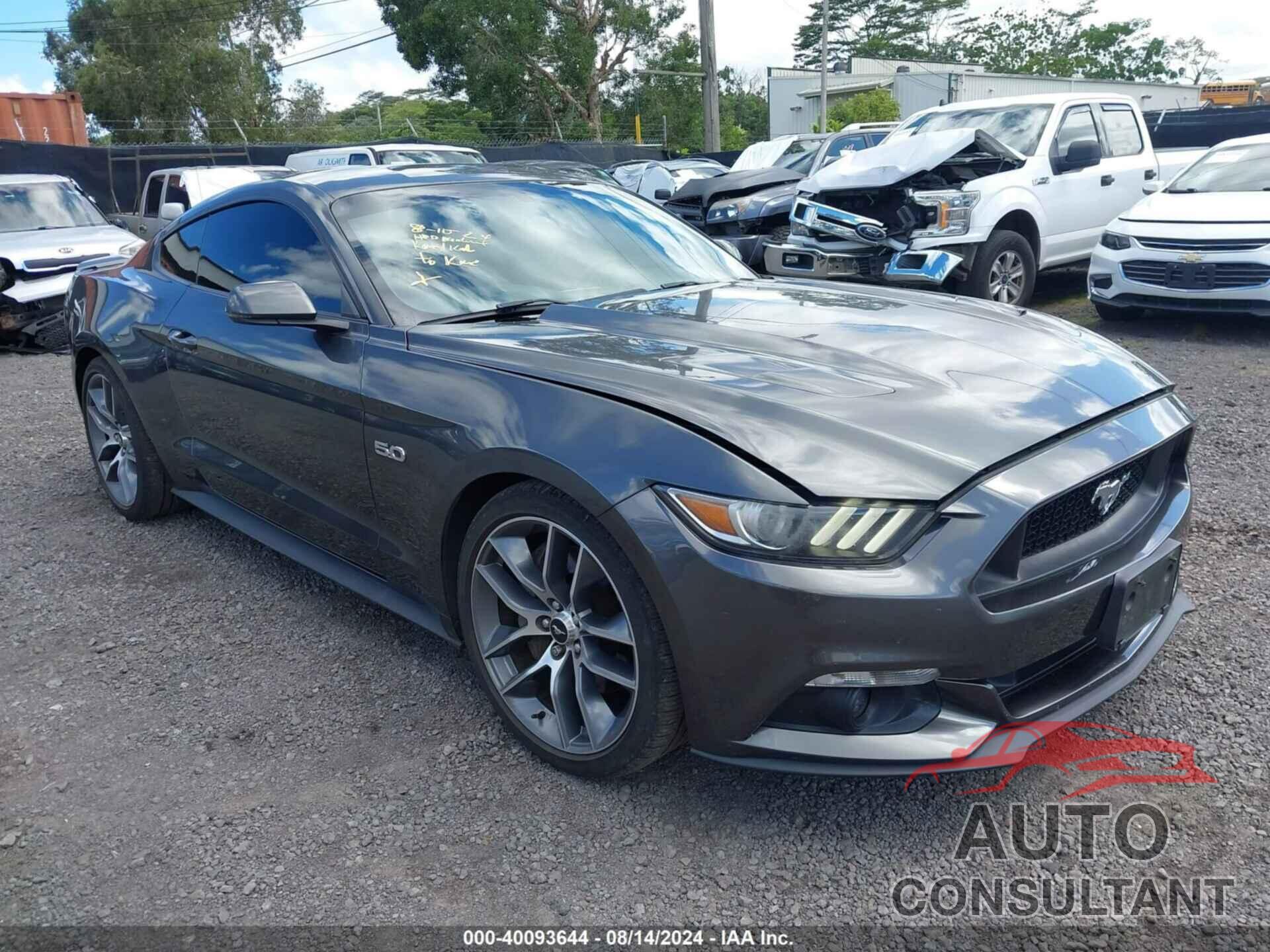 FORD MUSTANG 2017 - 1FA6P8CF4H5252732