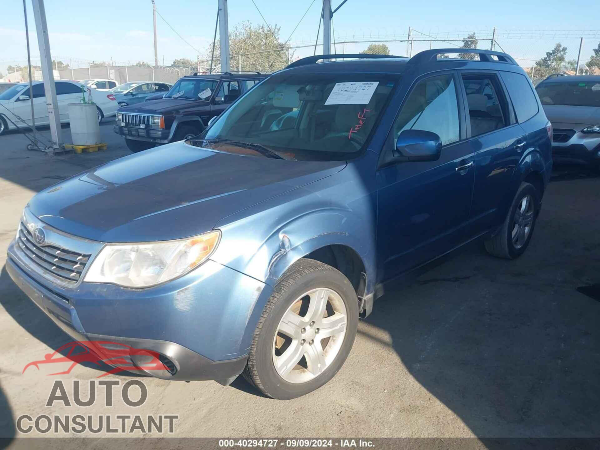 SUBARU FORESTER 2010 - JF2SH6CC1AH776801