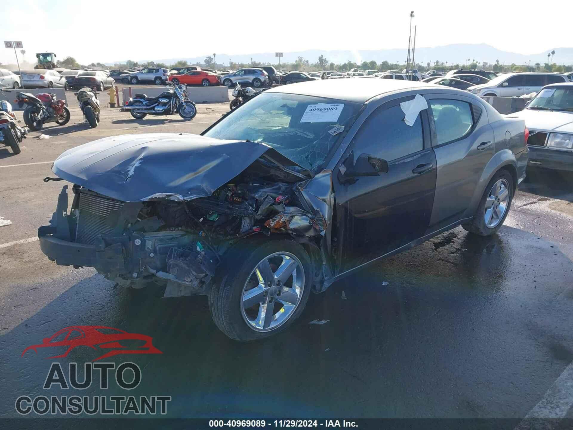 DODGE AVENGER 2012 - 1C3CDZABXCN220179