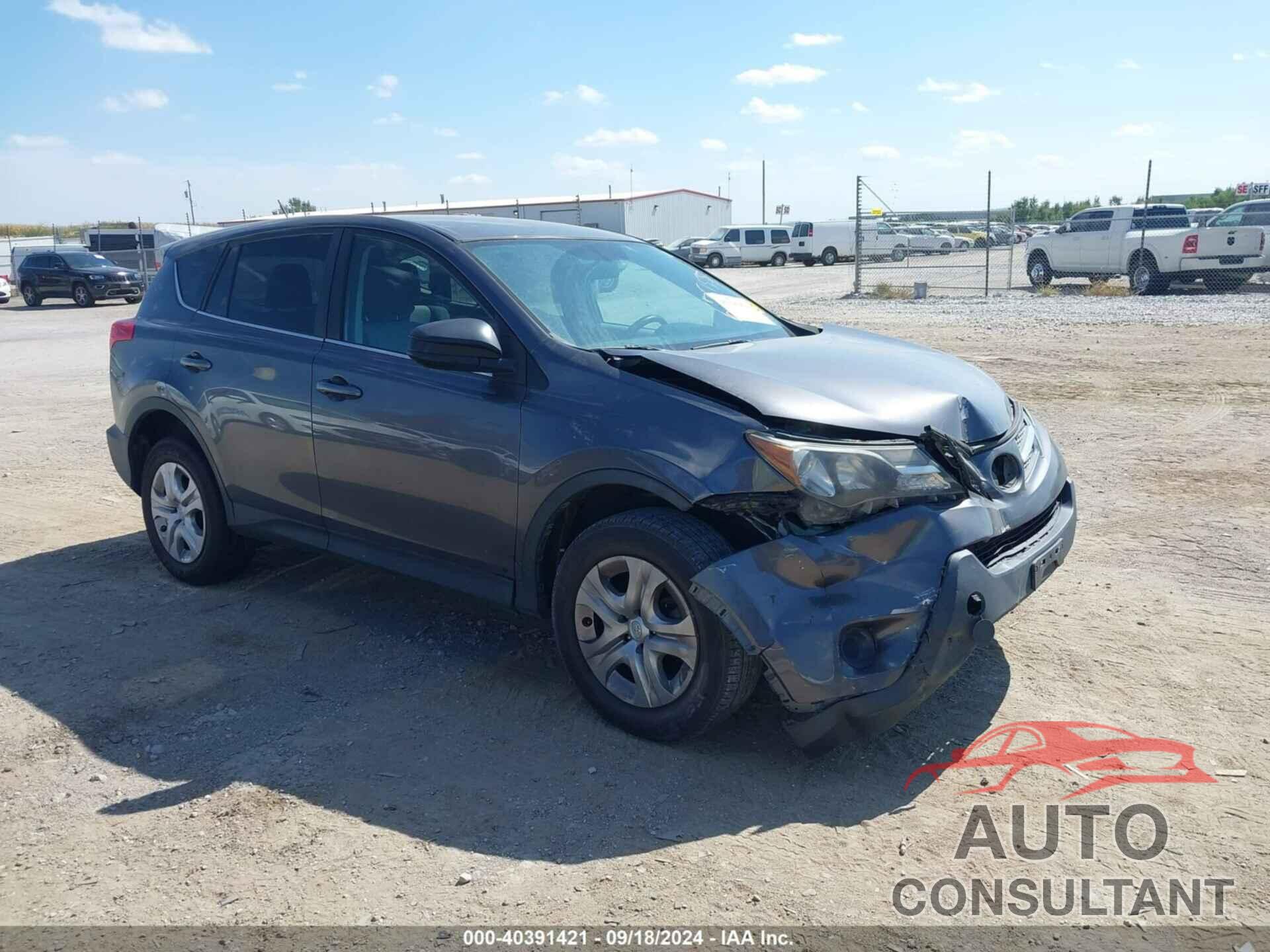 TOYOTA RAV4 2013 - 2T3BFREVXDW068436