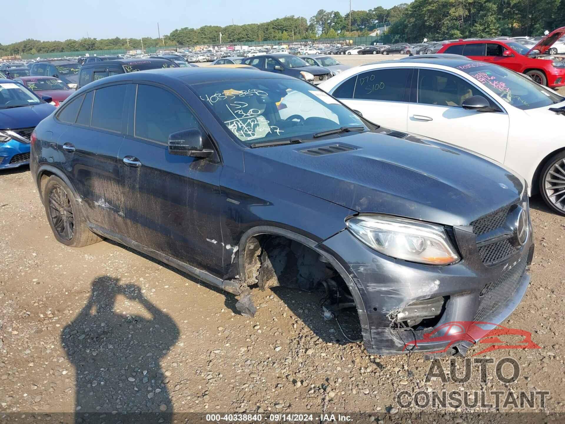 MERCEDES-BENZ GLE 450 AMG COUPE 2016 - 4JGED6EB5GA013818
