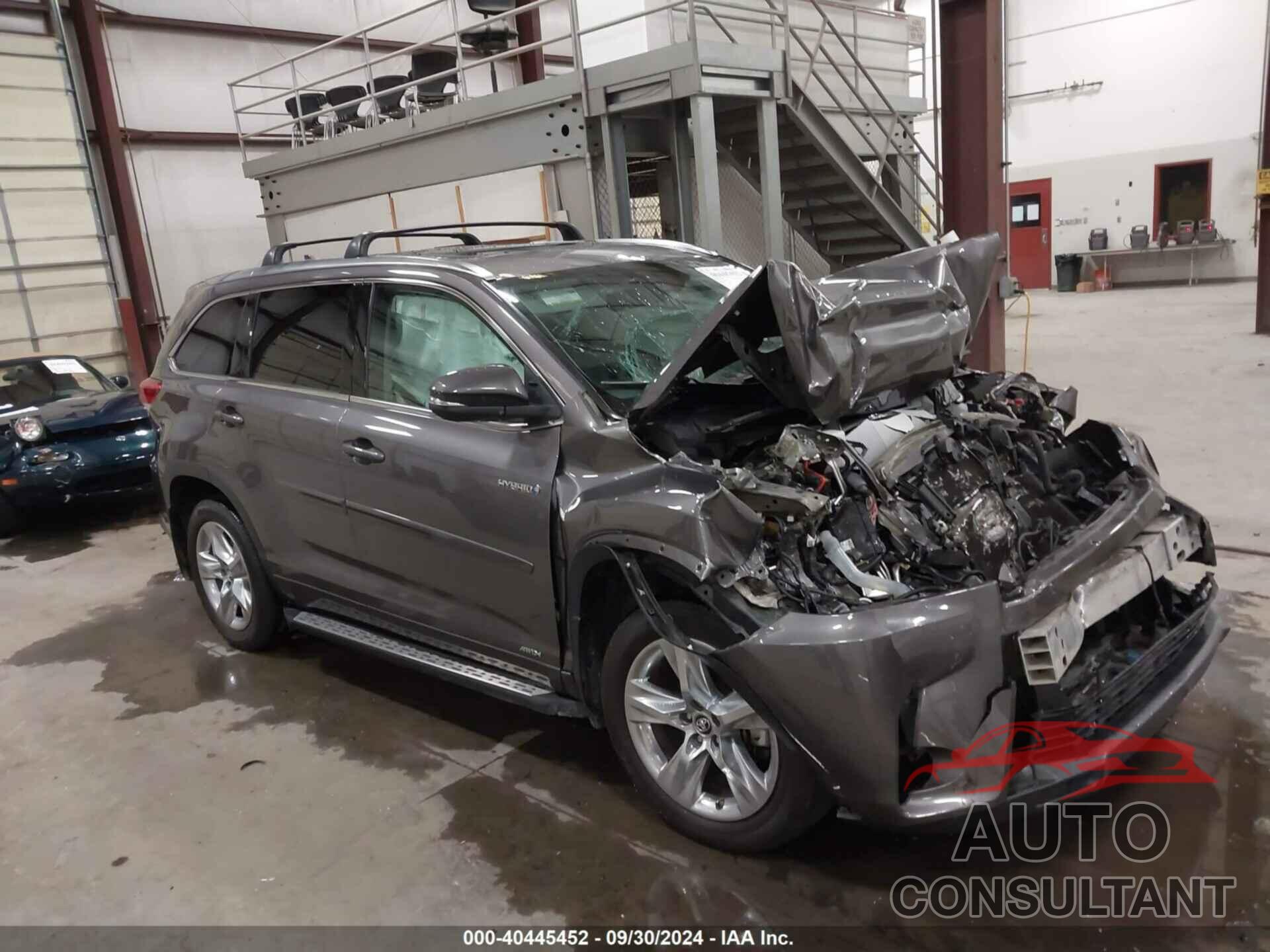 TOYOTA HIGHLANDER HYBRID 2017 - 5TDDGRFH2HS028583