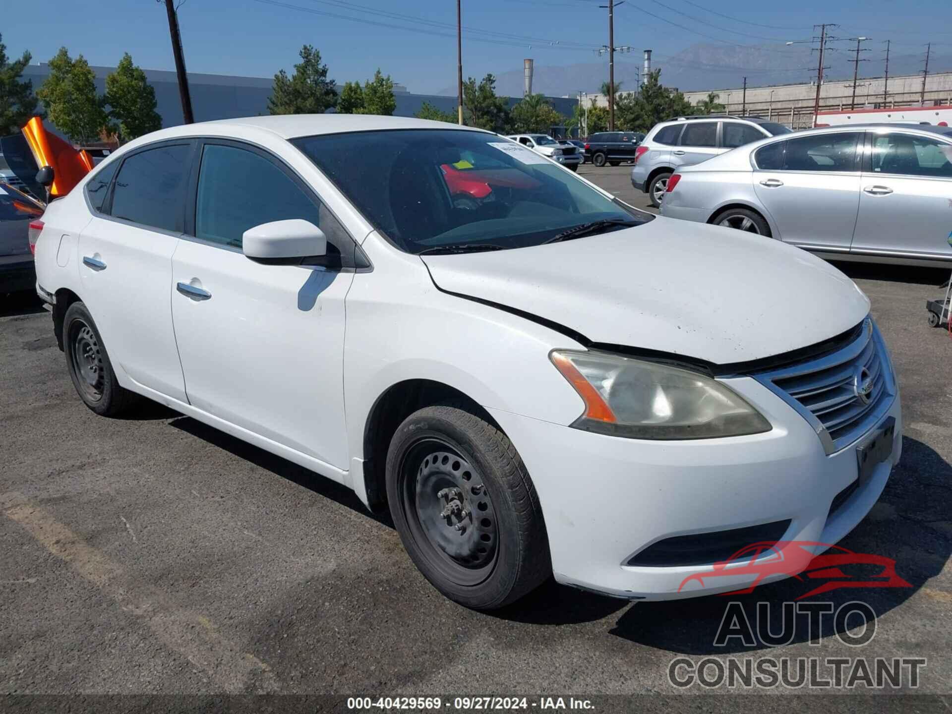 NISSAN SENTRA 2013 - 3N1AB7AP2DL697492