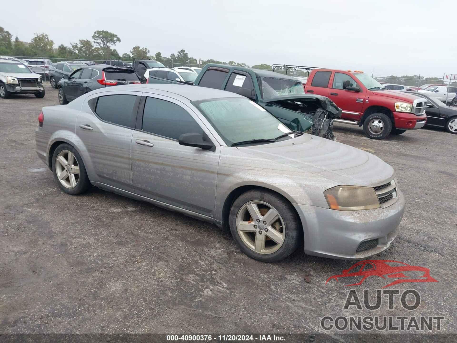 DODGE AVENGER 2013 - 1C3CDZAB1DN644951