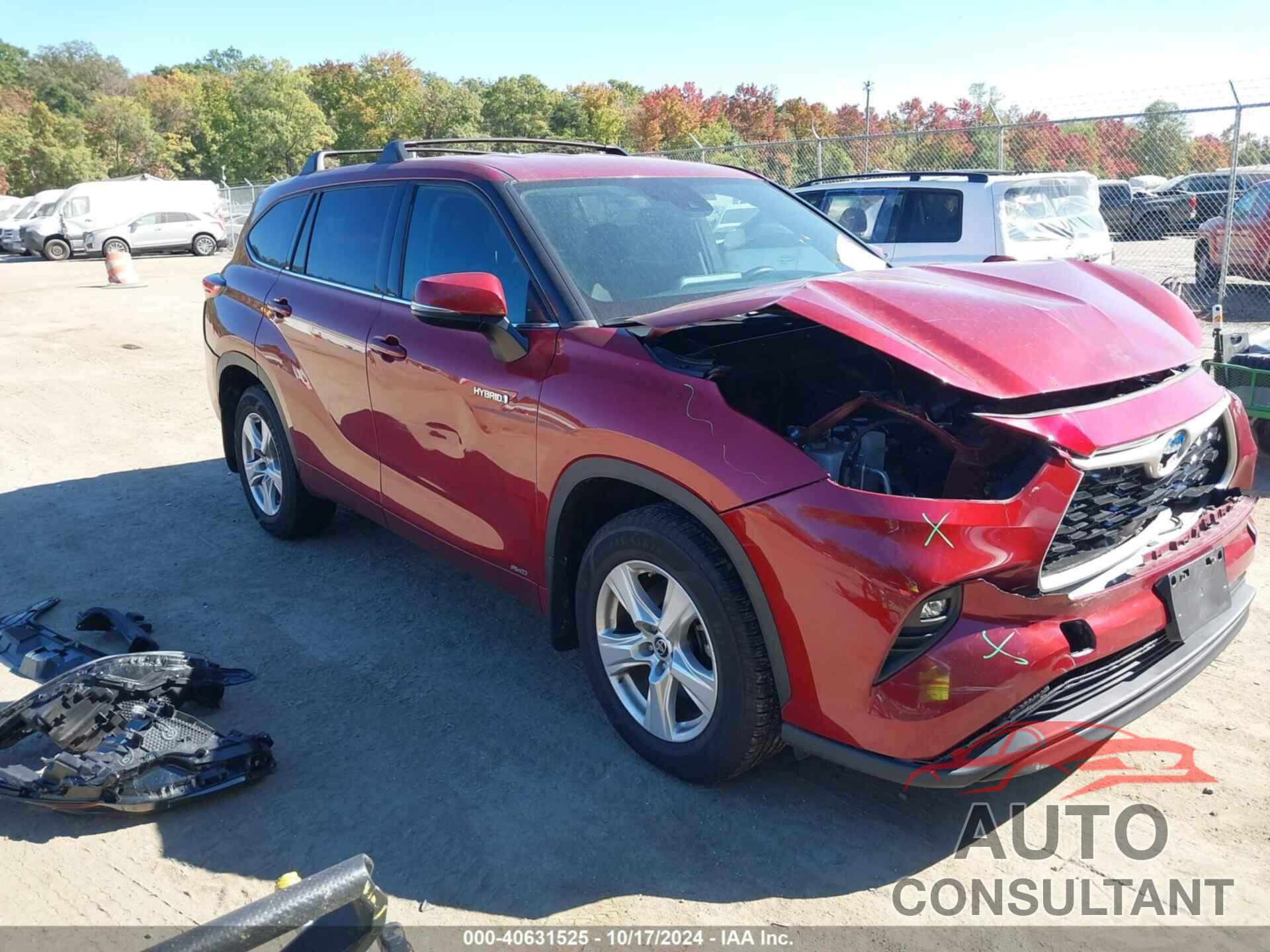 TOYOTA HIGHLANDER 2020 - 5TDBBRCH7LS513255