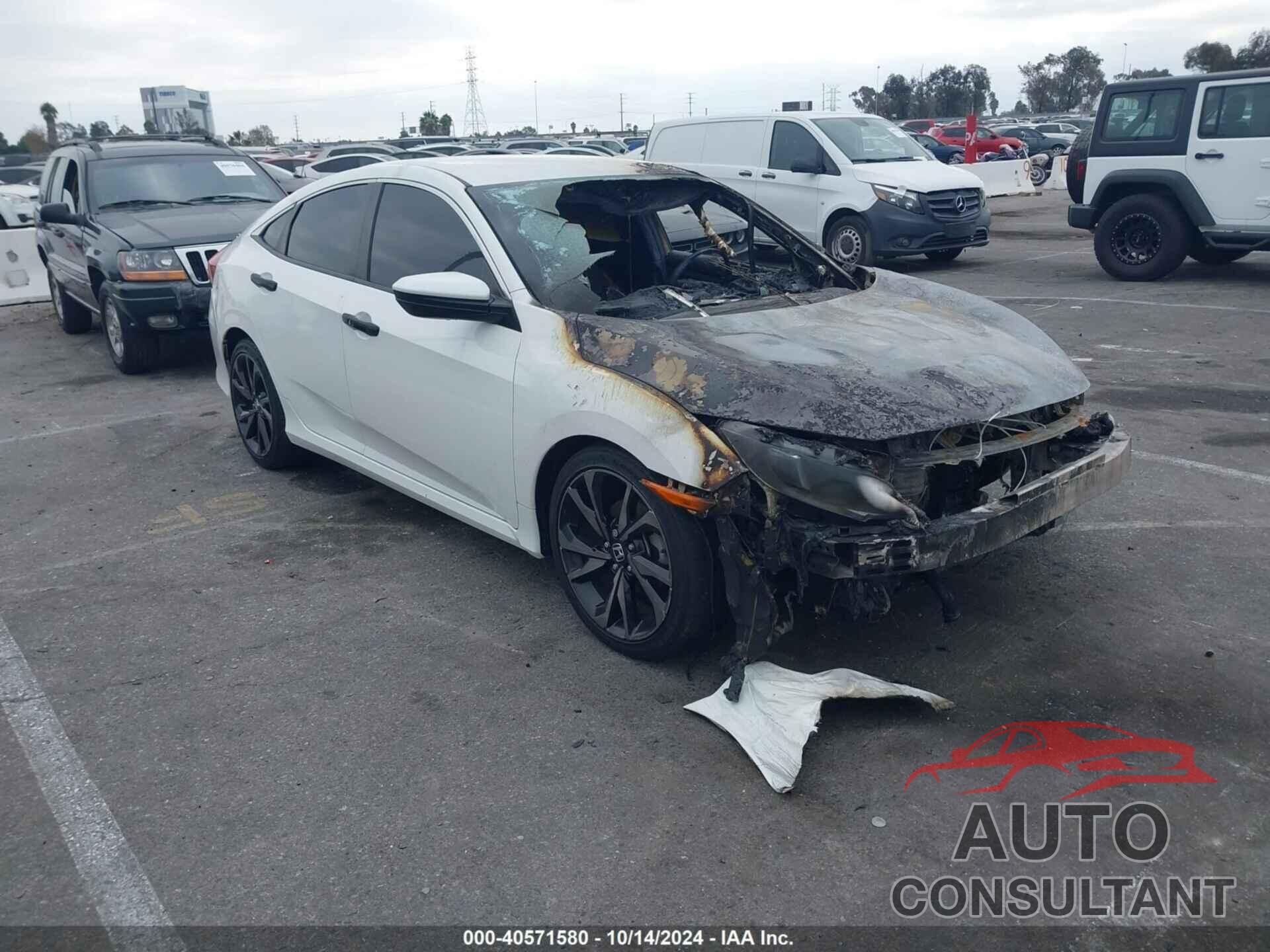 HONDA CIVIC 2019 - 2HGFC2F87KH539421