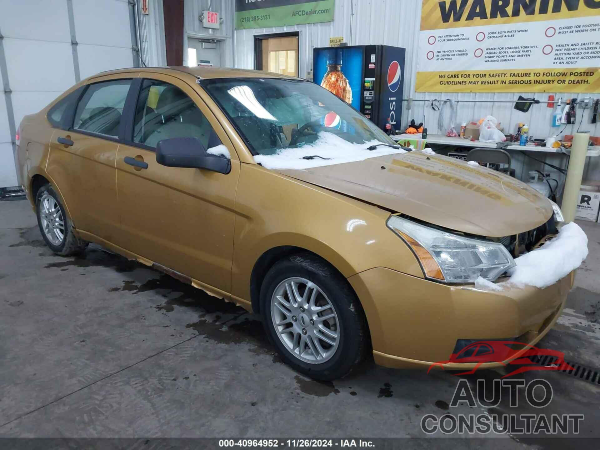 FORD FOCUS 2009 - 1FAHP35N39W101490