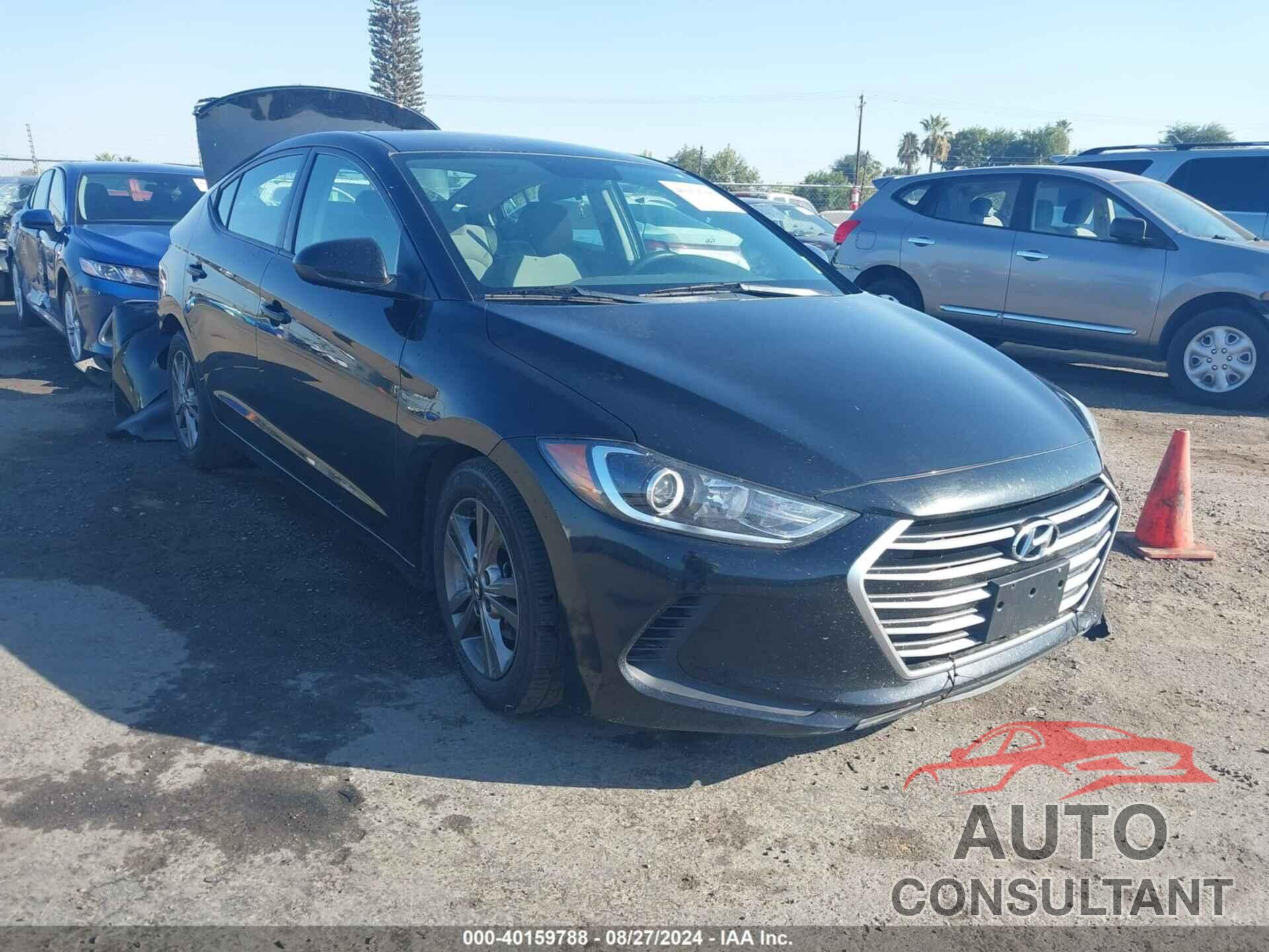 HYUNDAI ELANTRA 2018 - 5NPD84LF0JH308758