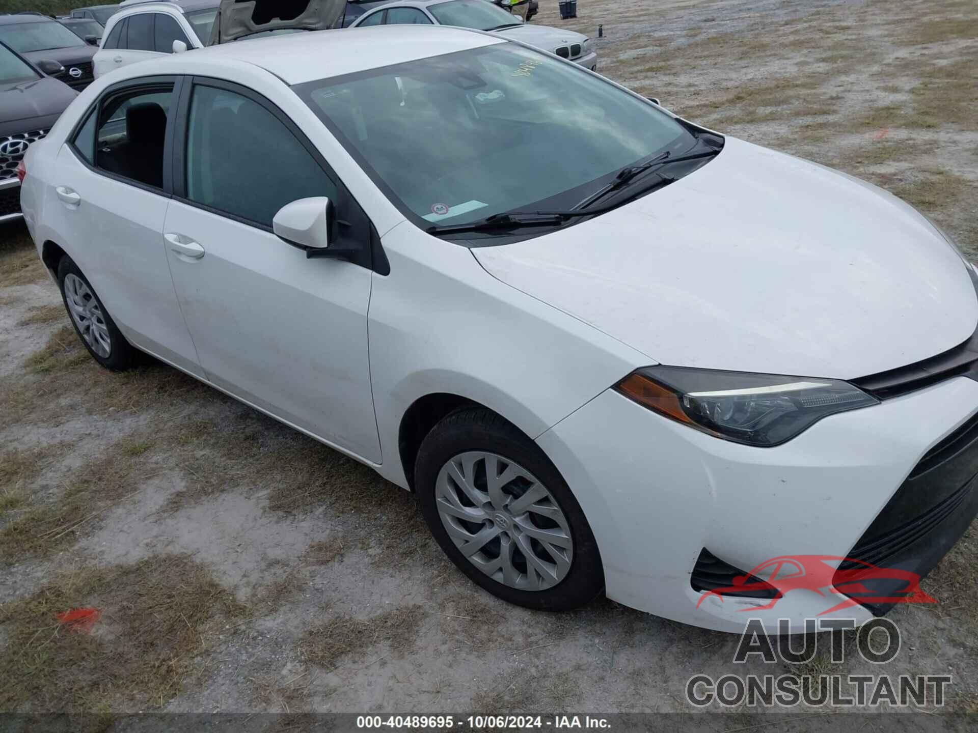 TOYOTA COROLLA 2019 - 5YFBURHE5KP891915