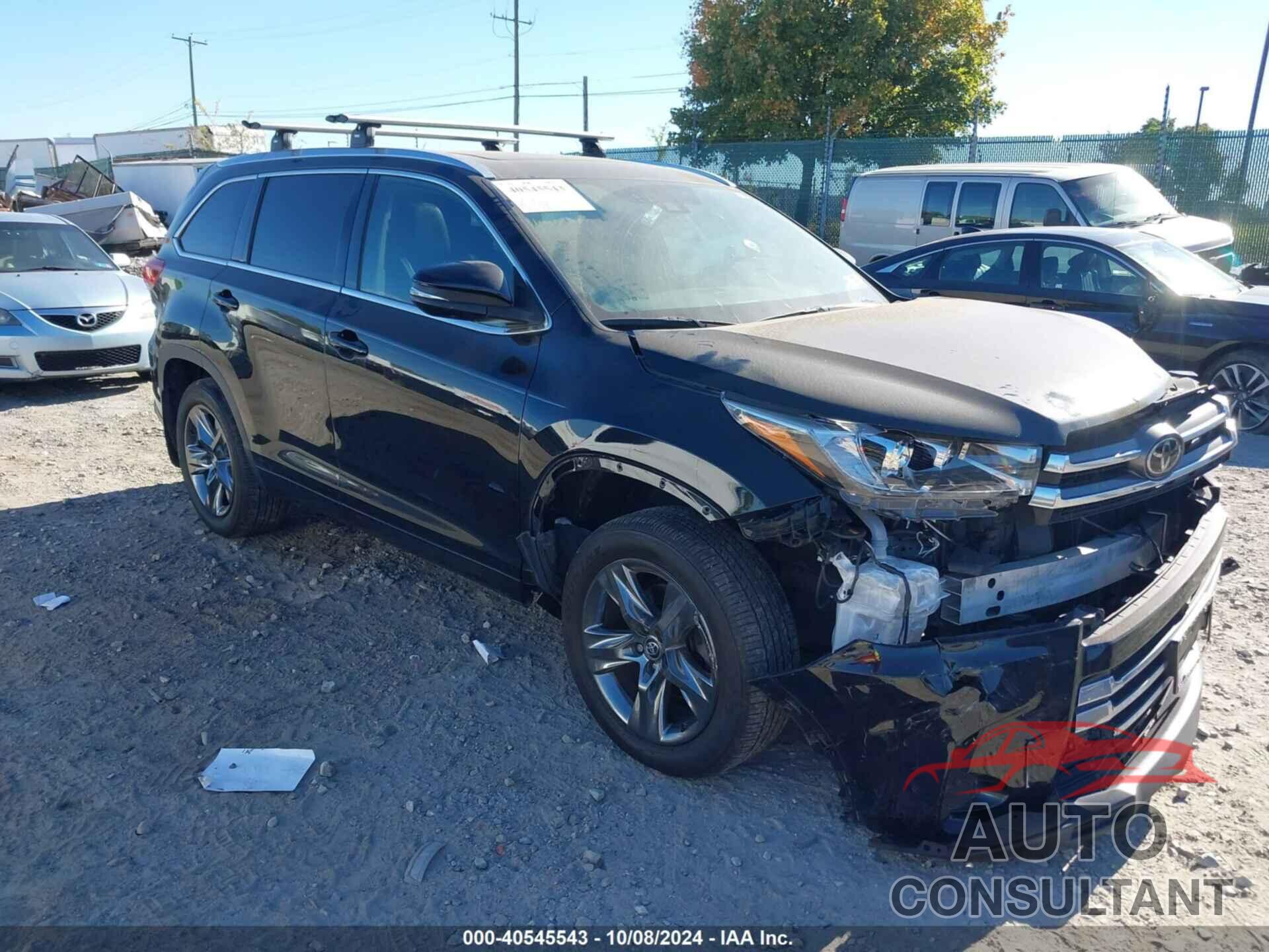 TOYOTA HIGHLANDER 2017 - 5TDDZRFH8HS415939