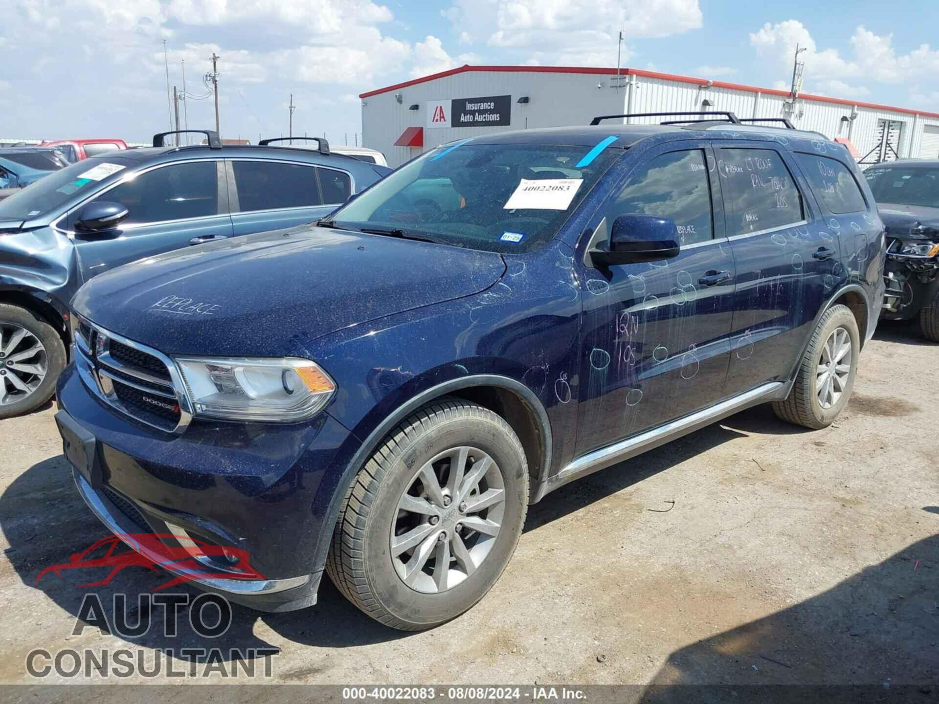 DODGE DURANGO 2017 - 1C4RDHAG5HC709104