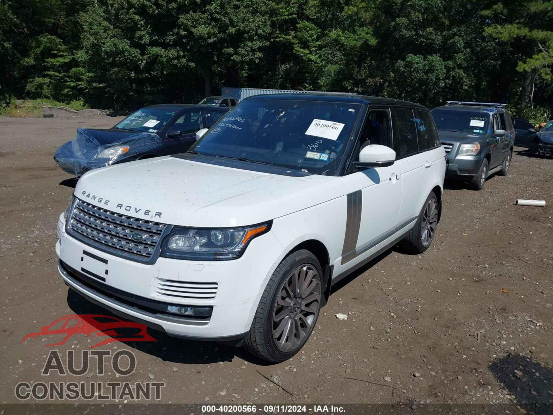 LAND ROVER RANGE ROVER 2016 - SALGS2KF5GA258369