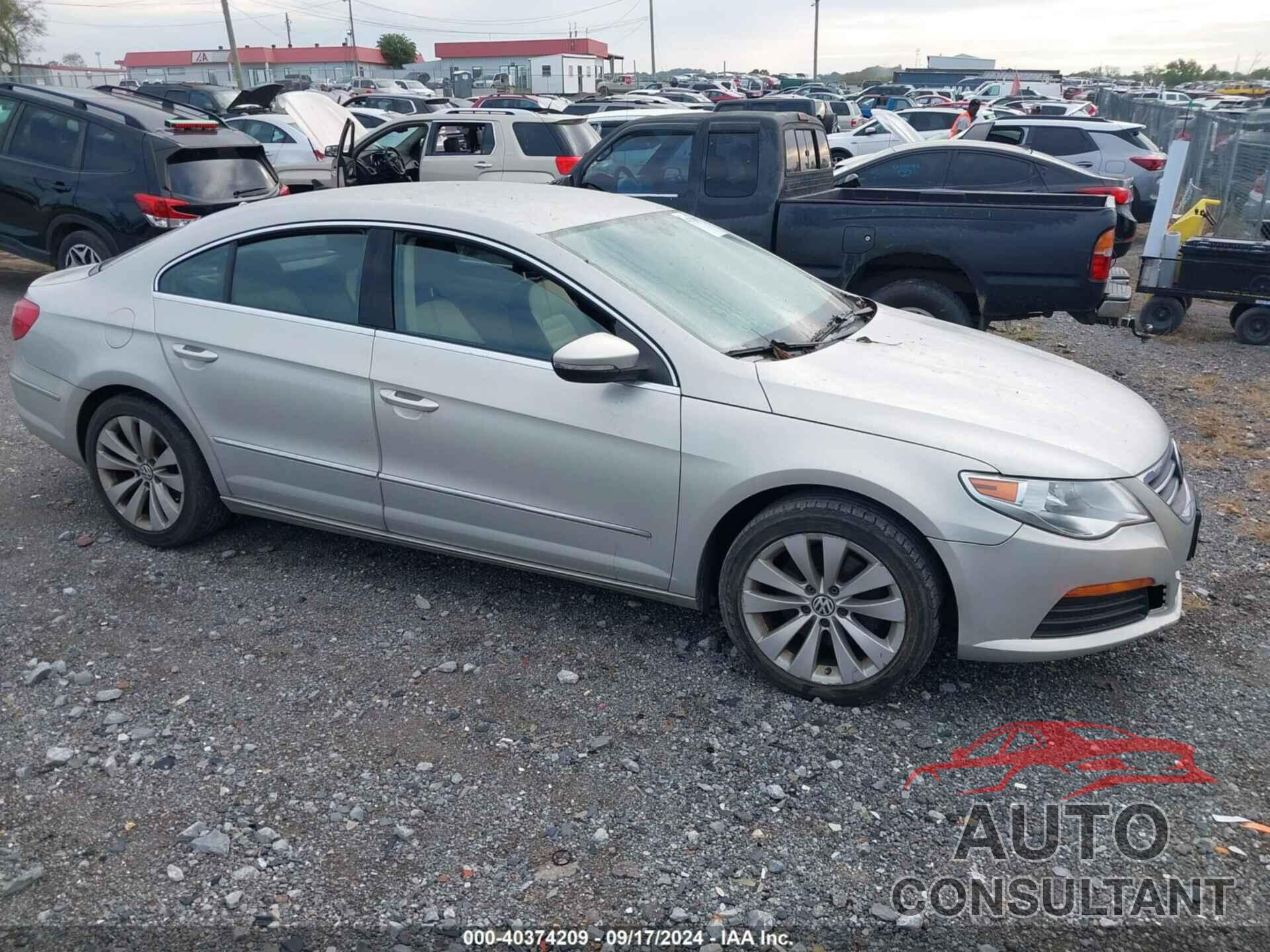 VOLKSWAGEN CC 2011 - WVWNP7AN1BE705657