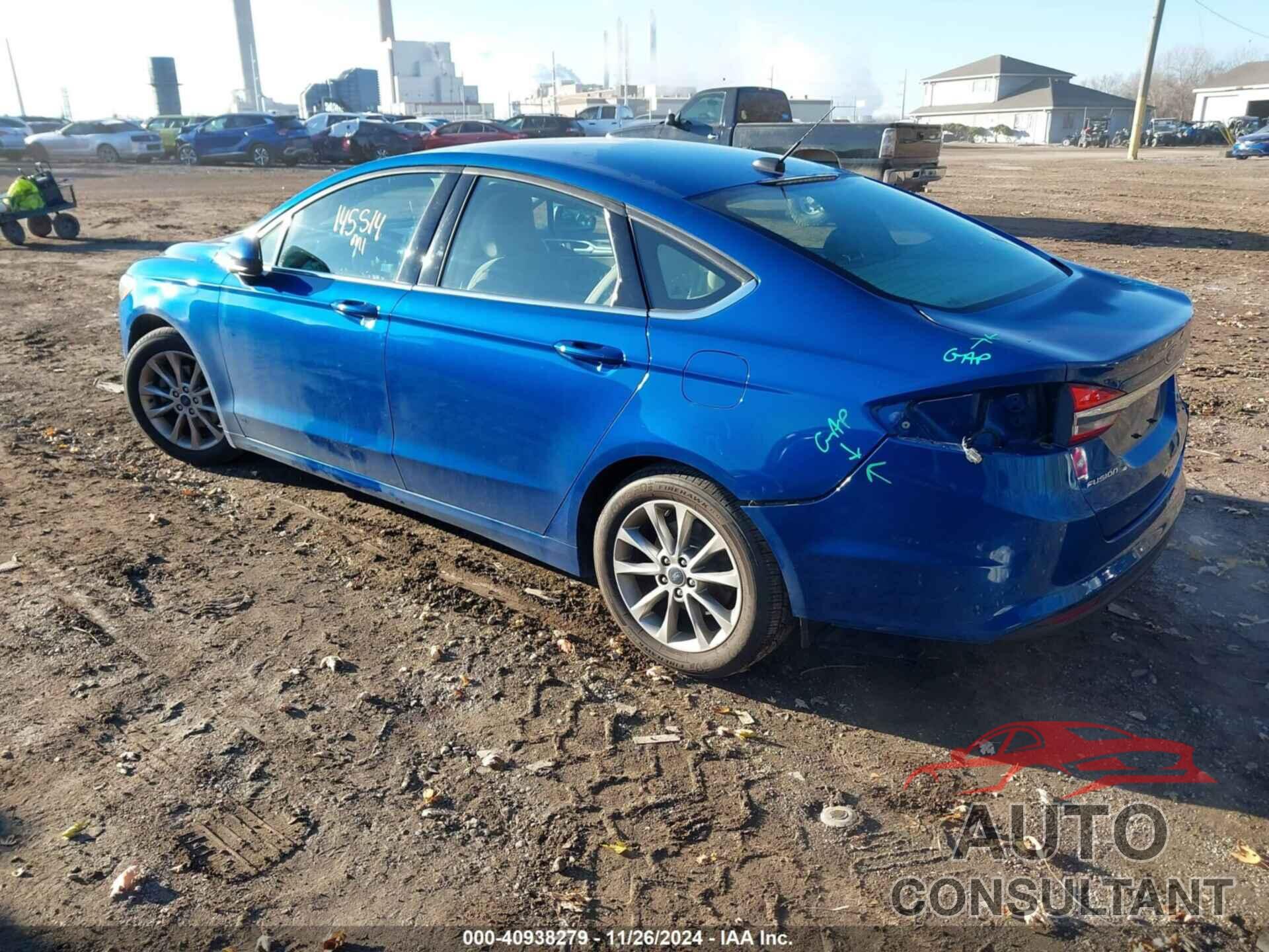 FORD FUSION 2017 - 3FA6P0H72HR196872
