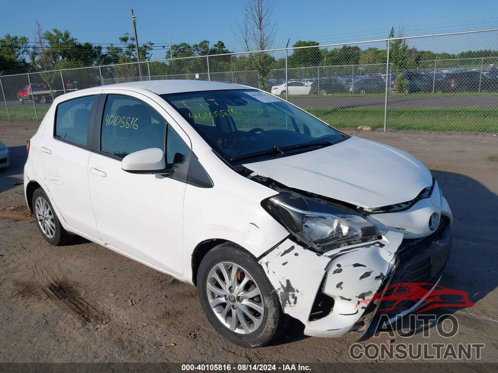 TOYOTA YARIS 2018 - VNKKTUD38JA090674