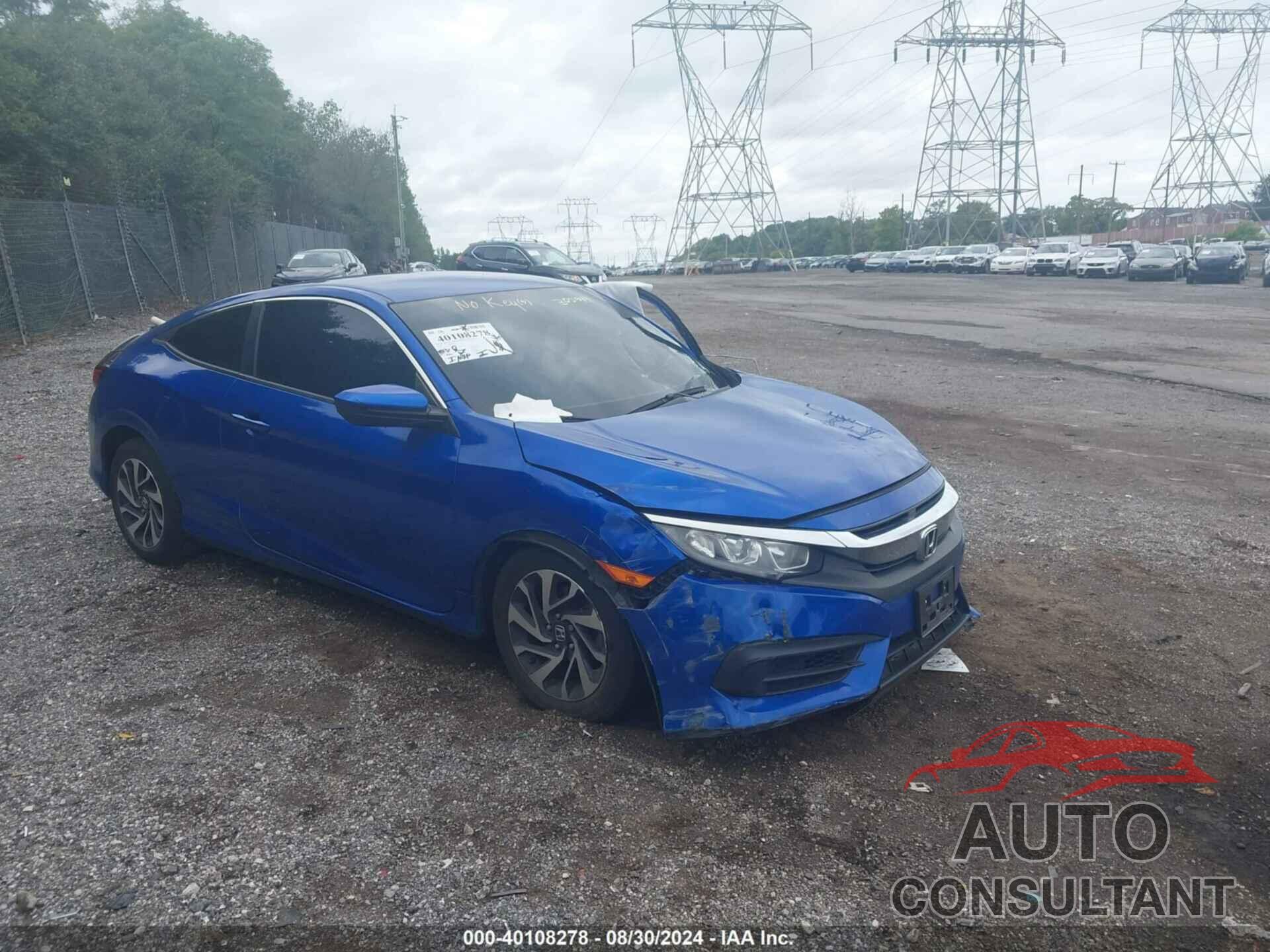 HONDA CIVIC 2018 - 2HGFC4B54JH305999