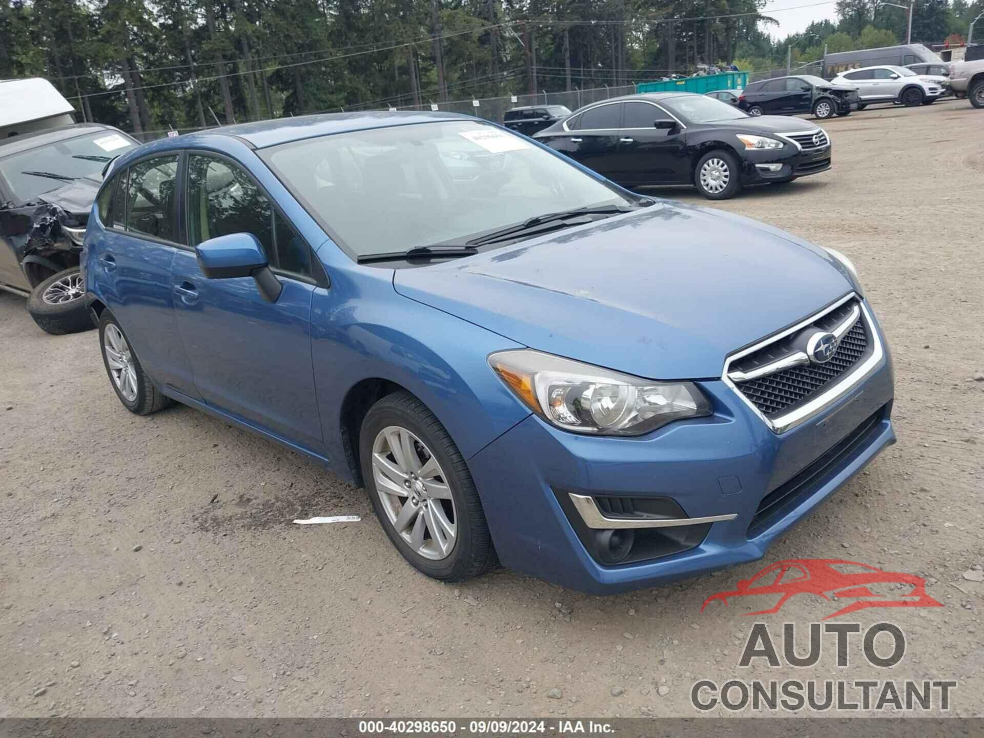 SUBARU IMPREZA 2016 - JF1GPAB66G8293275