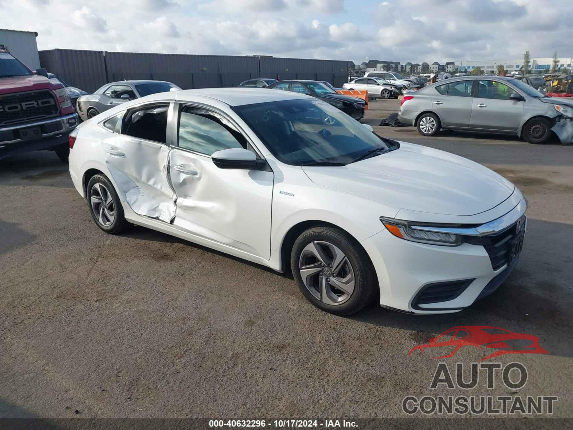 HONDA INSIGHT 2019 - 19XZE4F14KE013053