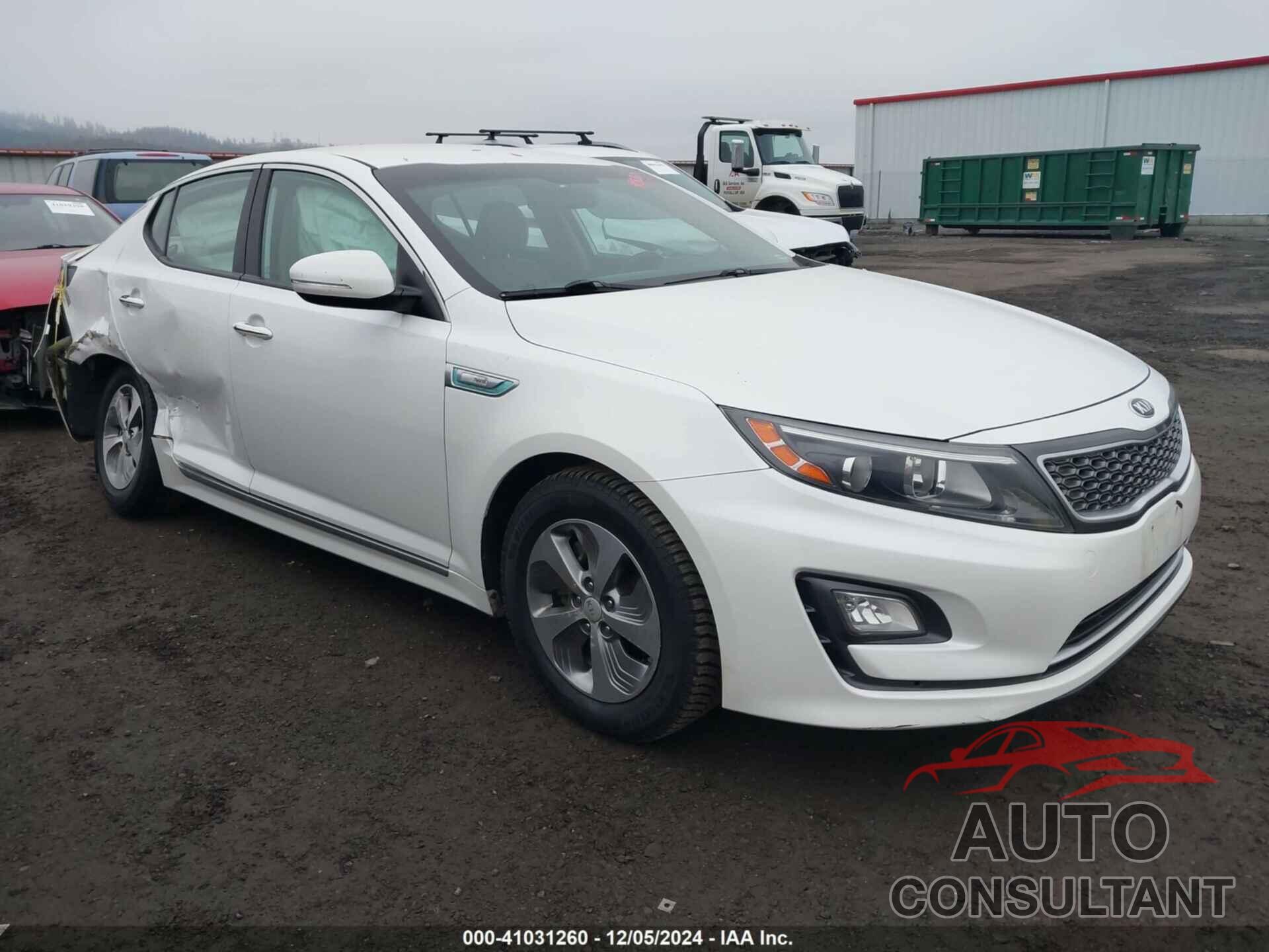 KIA OPTIMA HYBRID 2015 - KNAGM4AD1F5088951