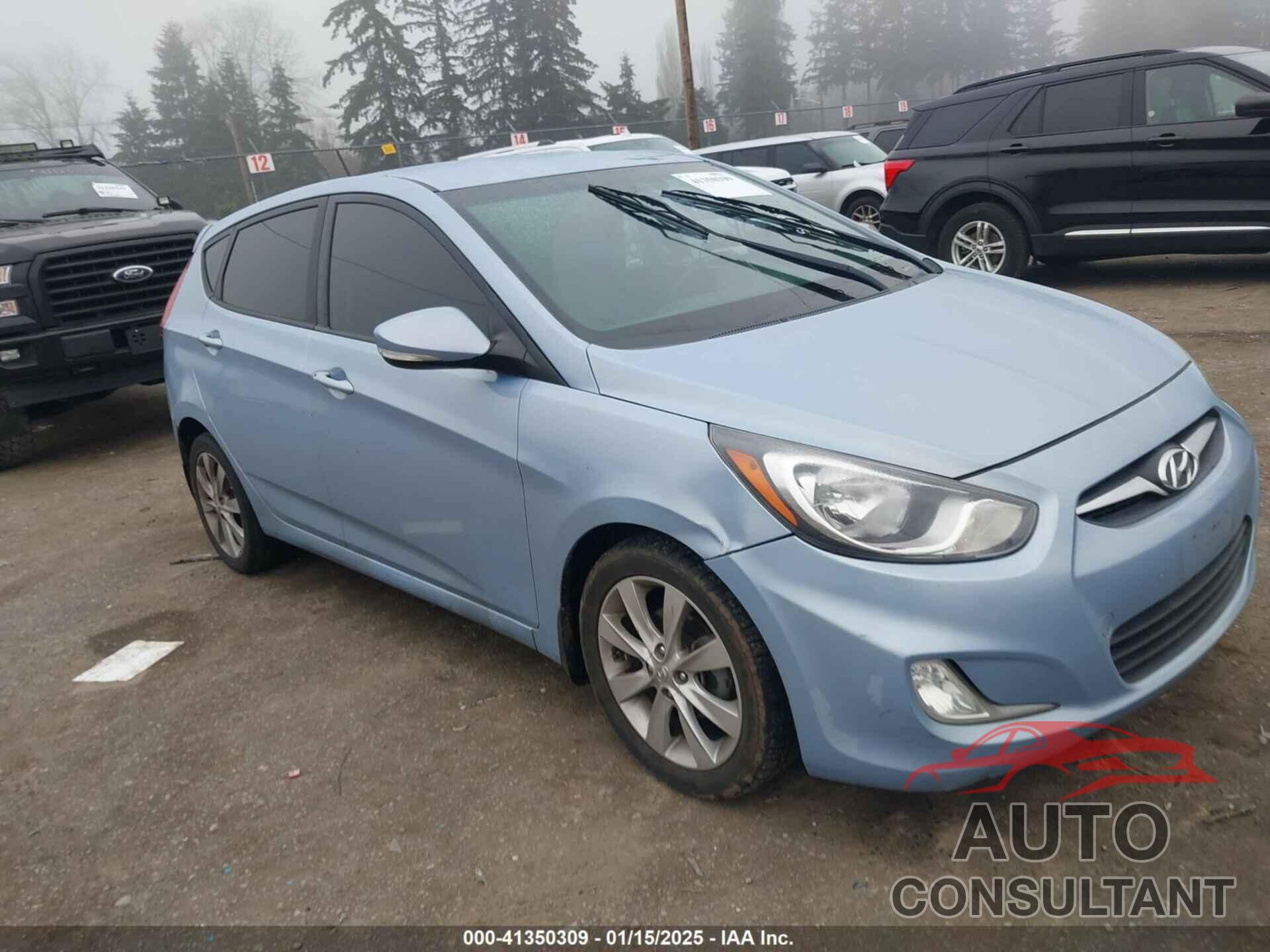 HYUNDAI ACCENT 2013 - KMHCU5AE3DU132009