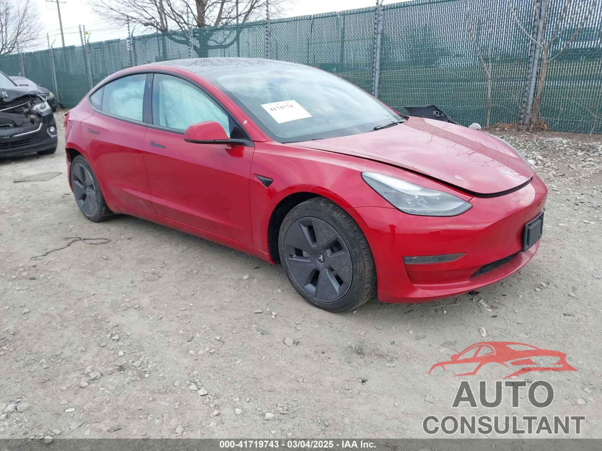 TESLA MODEL 3 2022 - 5YJ3E1EA3NF333128