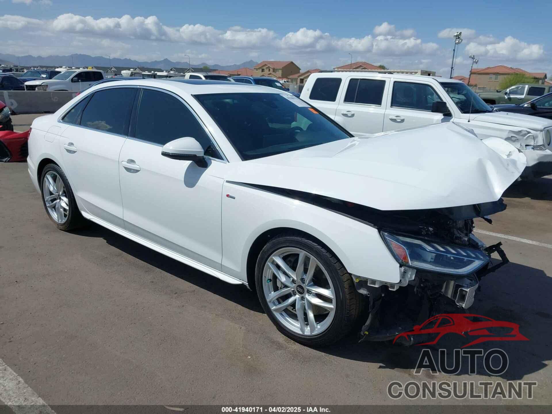 AUDI A4 2022 - WAUEAAF45NN015068